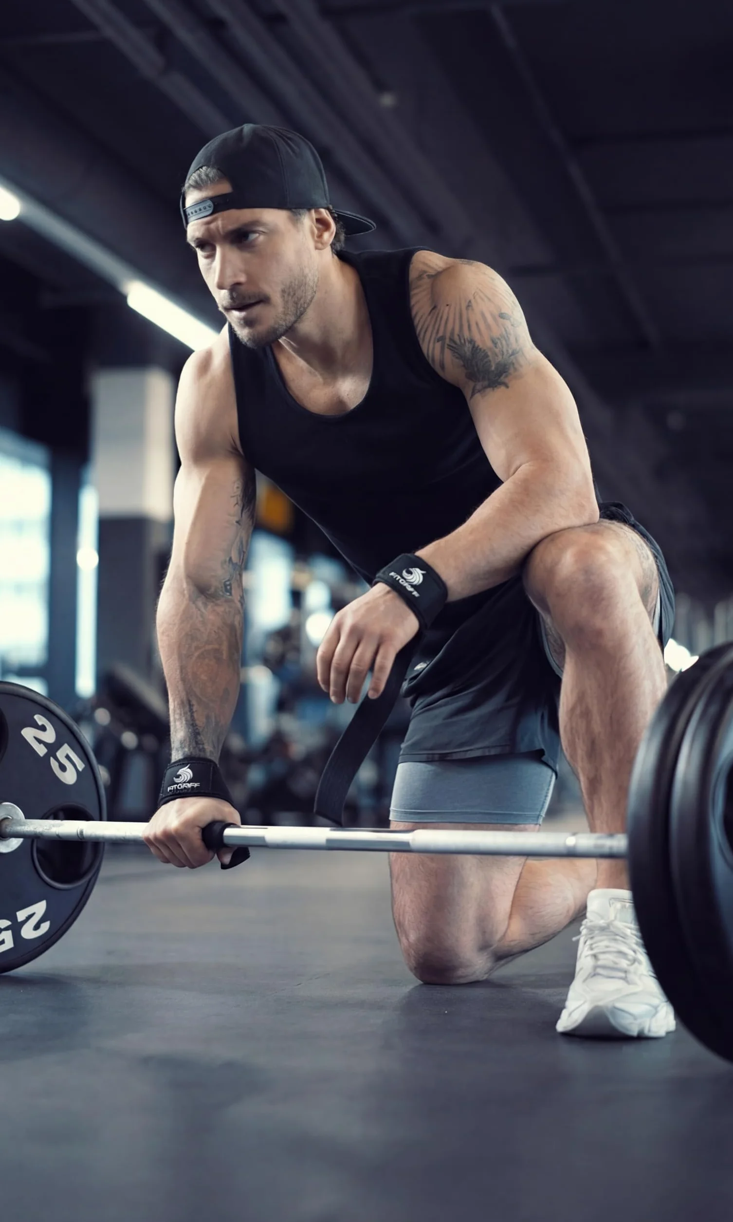 Fitgriff® Straps Gym Correas Levantamiento de Pesas para Lifting Accesorios Fitness