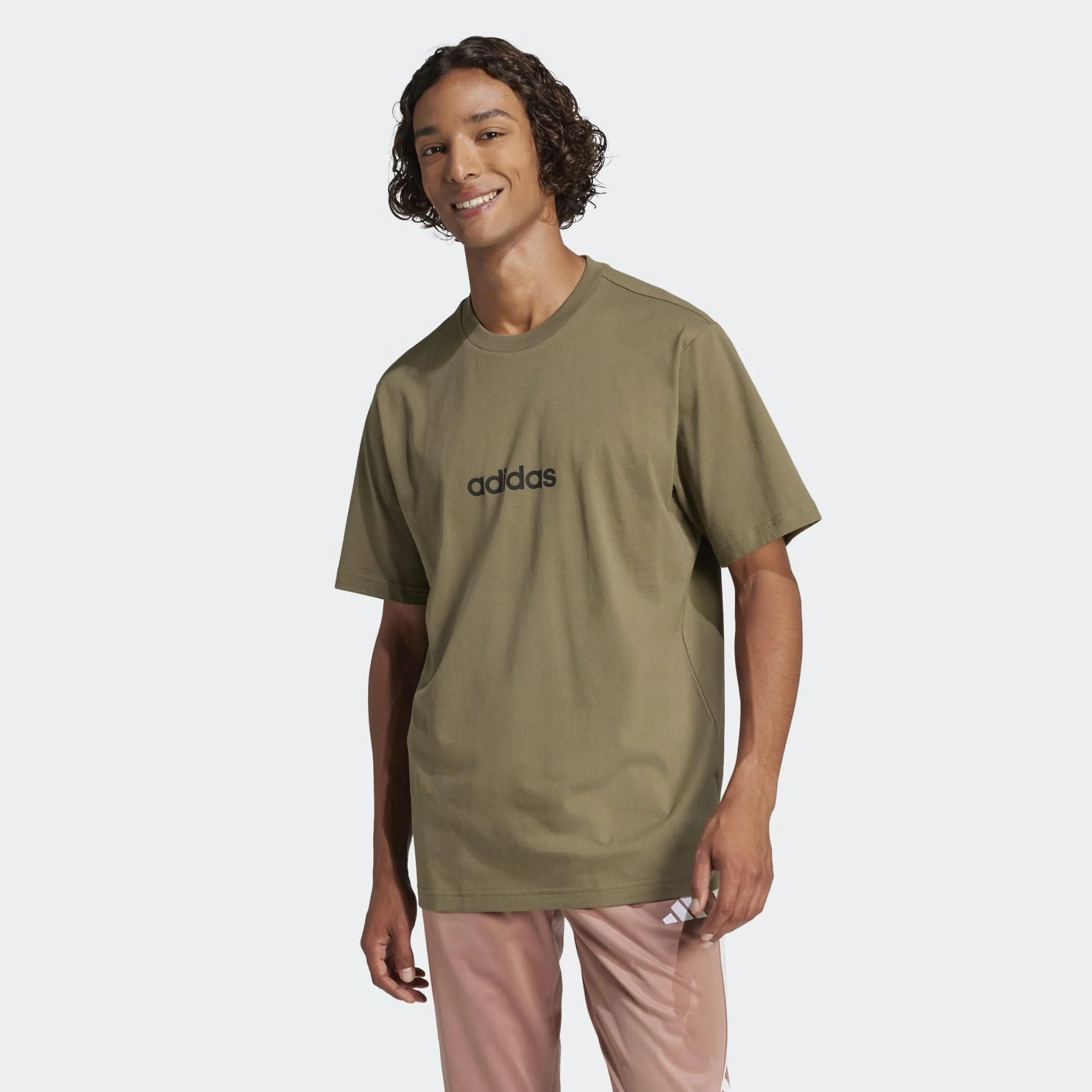 adidas Camiseta Essentials Linear Single Jersey Męska