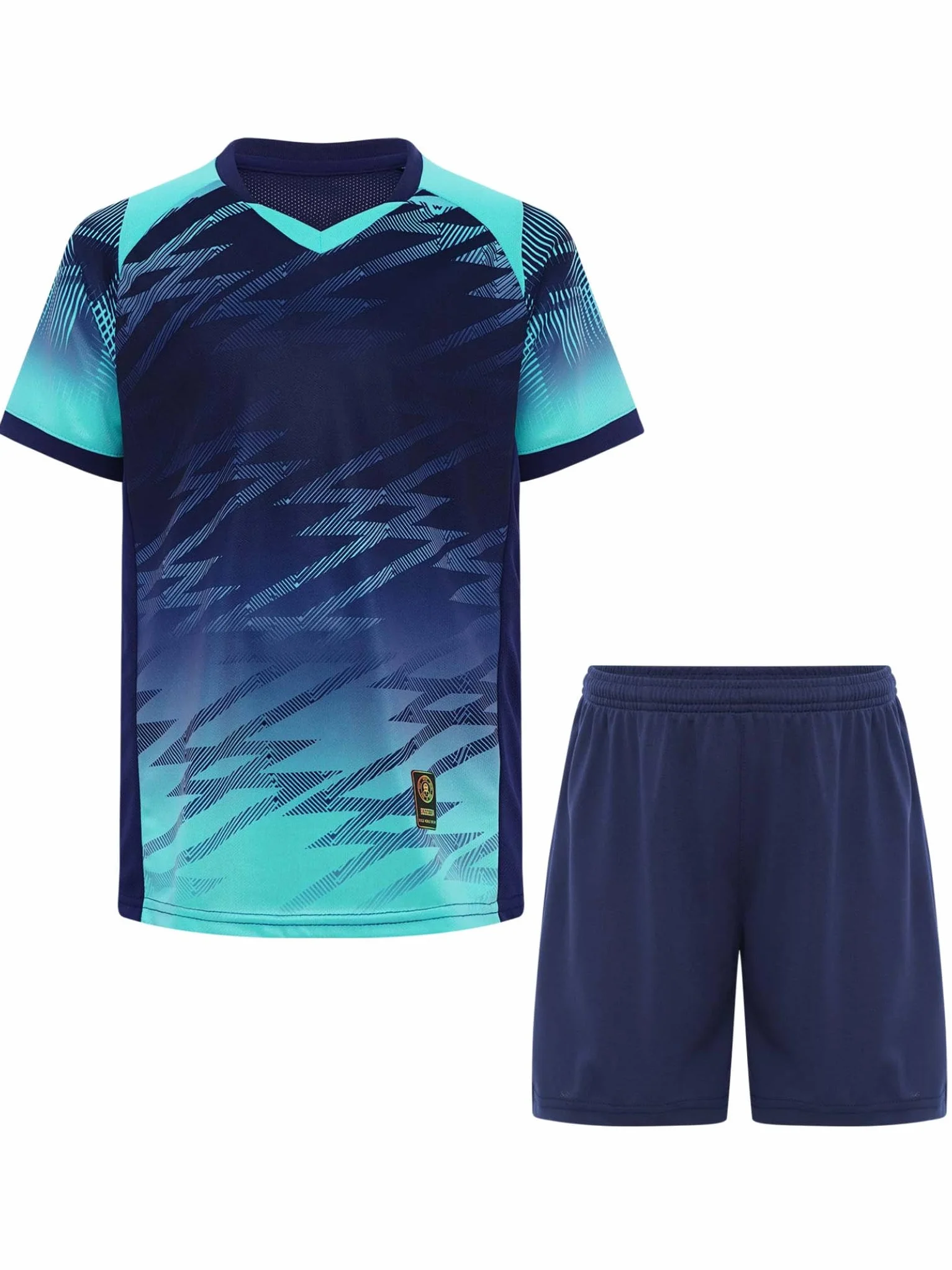 Conjunto de fútbol infantil con pantalón corto, chándal deportivo verano 5-16 años