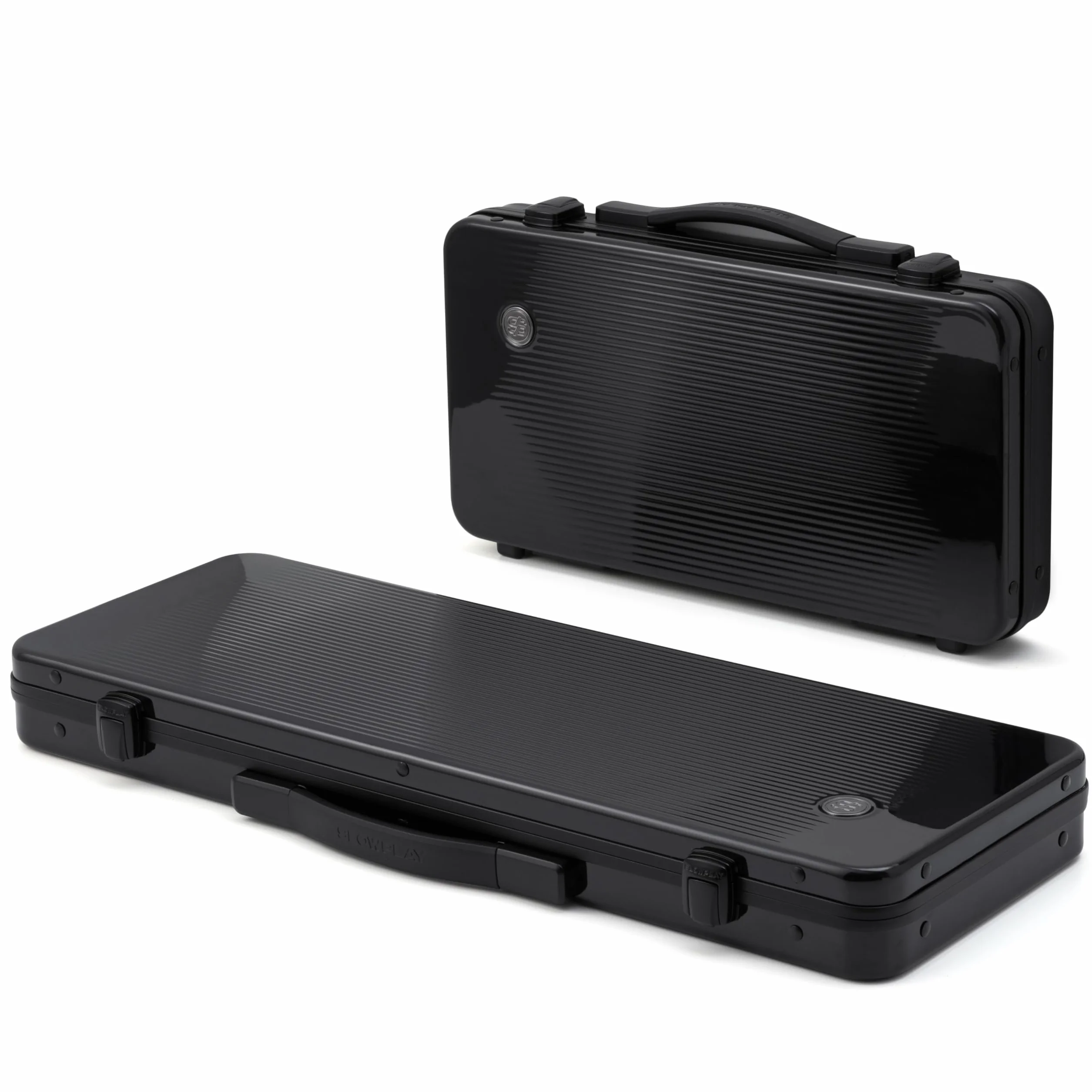 SLOWPLAY Godel Estuche de fichas de póker | Estuche de Alta Gama, protección Total para fichas de póker, Carcasa de policarbonato alemán, portátil y Resistente (Capacidad para 500 fichas 39/40 mm)