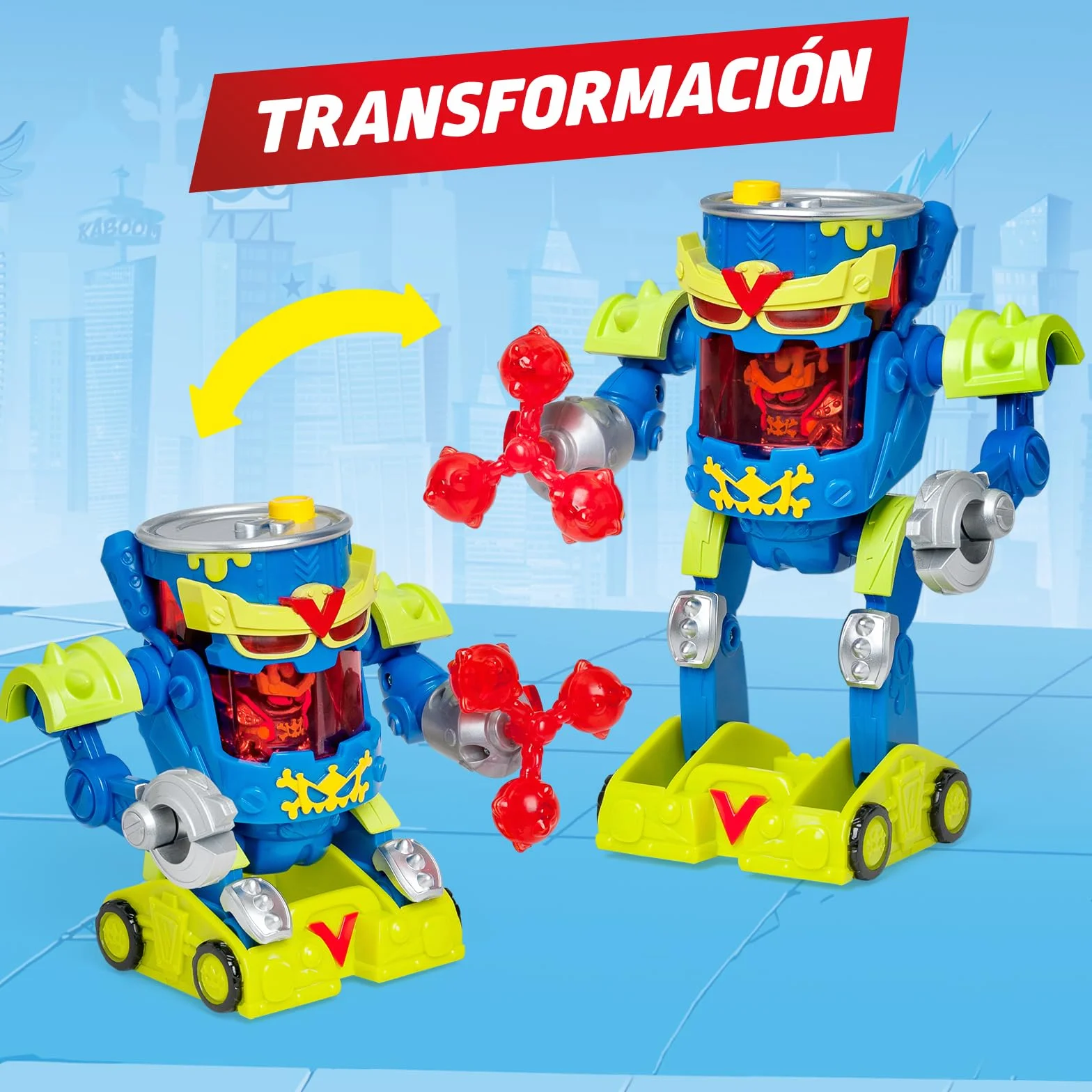 Superthings Kazoom Power Ultra Striker Robot Mr. King Exclusivo