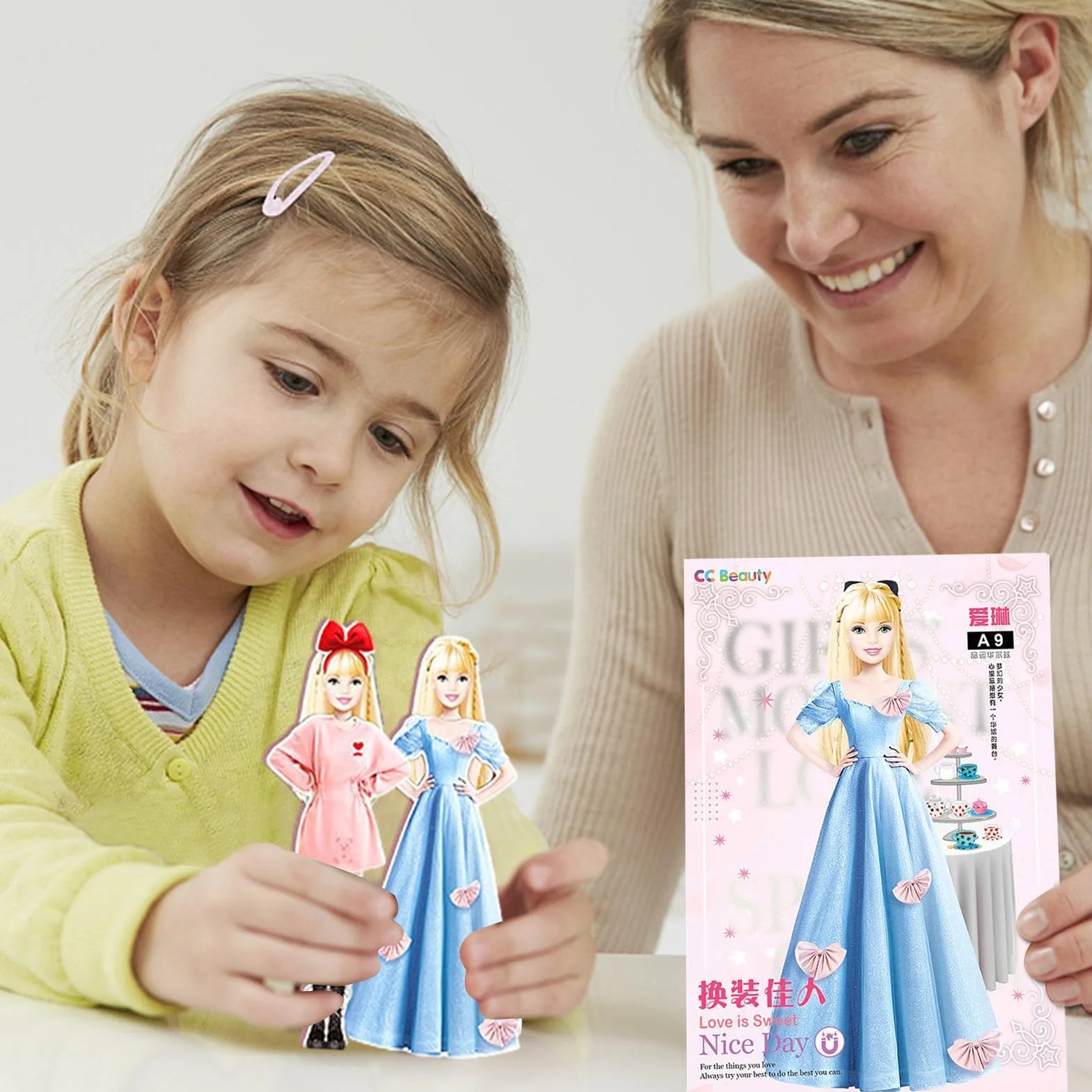 Muñecas de Vestir magnéticas,Vestir magnéticas | Juego de Combinar Ropa Relajante y ,Rompecabezas magnético portátil para Vestir, sin Rebabas, Regalo de cumpleaños y Navidad para niñas