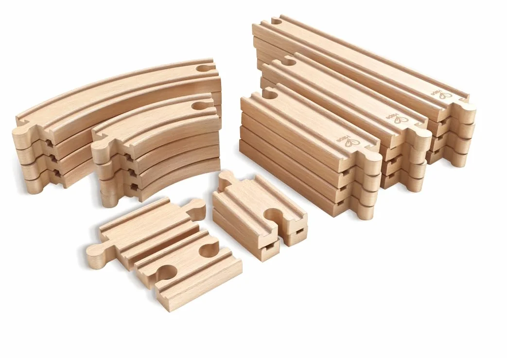 Hape - Pack Súper Extensión de Vías (Toynamics E3707)
