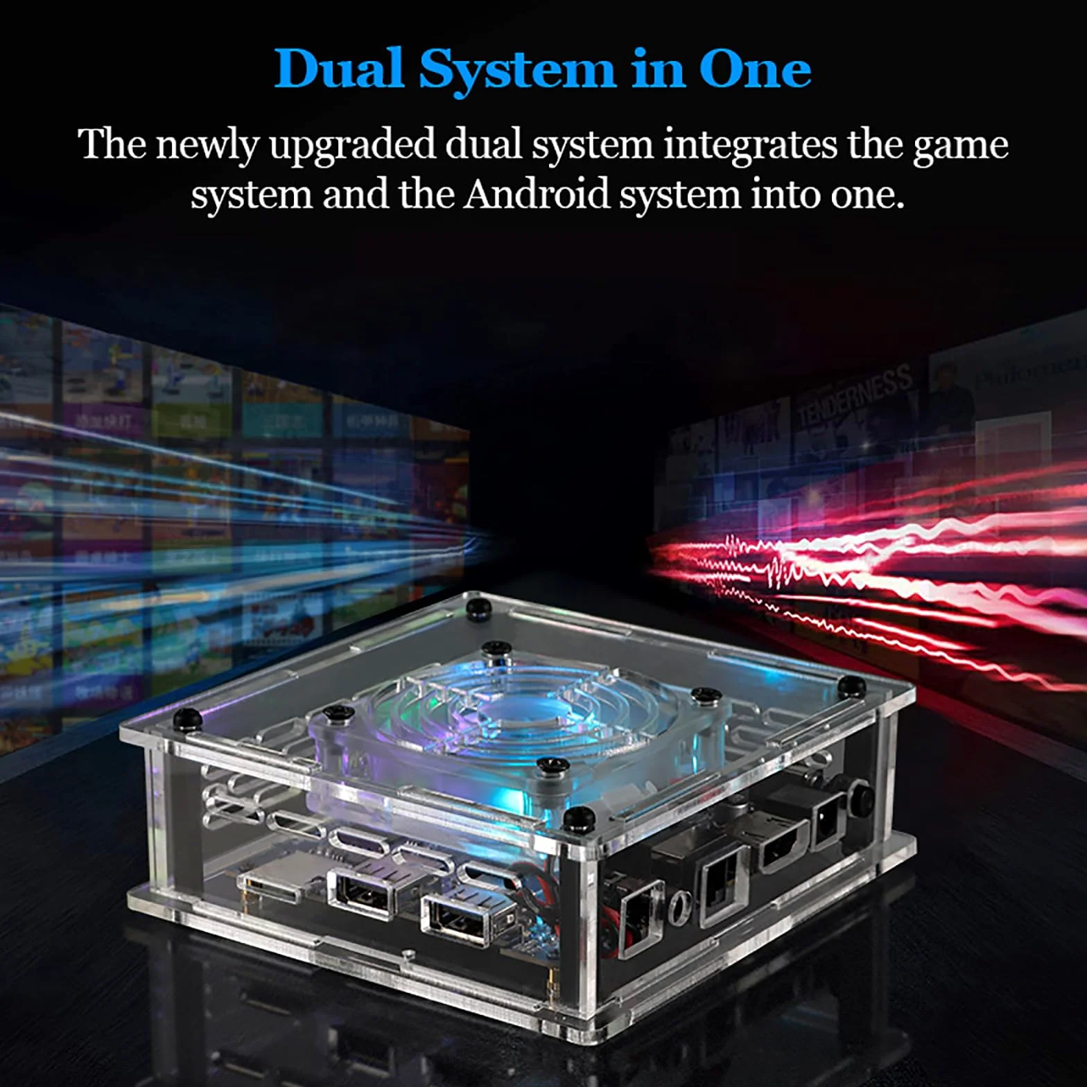 Super Console X Pro Plus, Consola De Juegos Retro De 256 GB con Más De 50 000 Juegos Integrados, Consola De Videojuegos con 2 Controladores Inalámbricos Que Admite Salida De Alta Definición HD