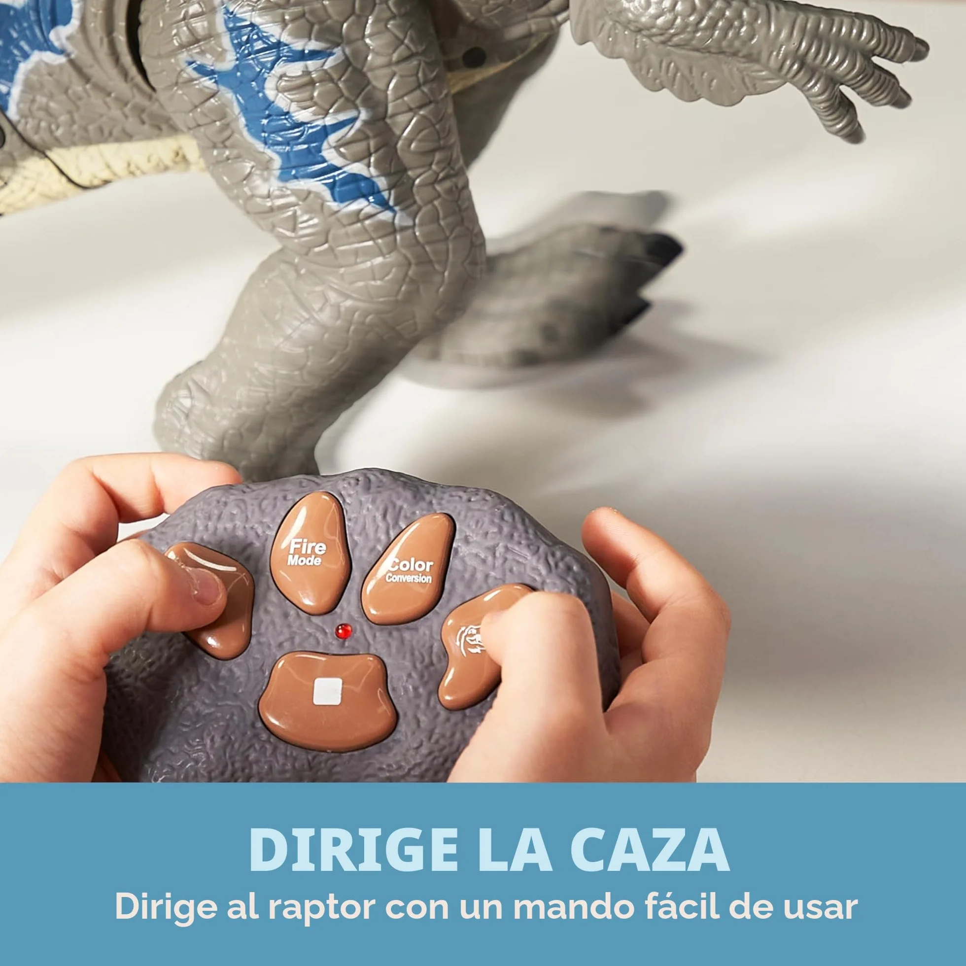 SYNCFUN Juguetes de Dinosaurios de Control Remoto para Niños y Niñas de 3 4 5 6 7 Años, Dinosaurios T-Rex Realistas Que Caminan y Rugen, Regalo de Cumpleaños y Navidad para Niños y Niñas Qequeños