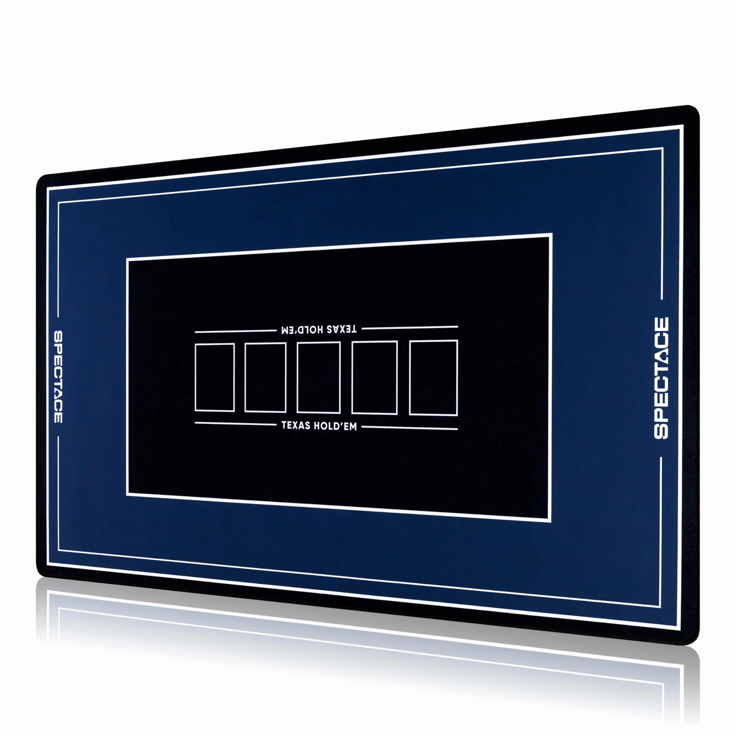 Tapete Poker 100 × 60 cm + Funda de Protección | Versión Premium - Tapete Cartas Profesional para Poker Set | Mesa Poker Estilo Casino