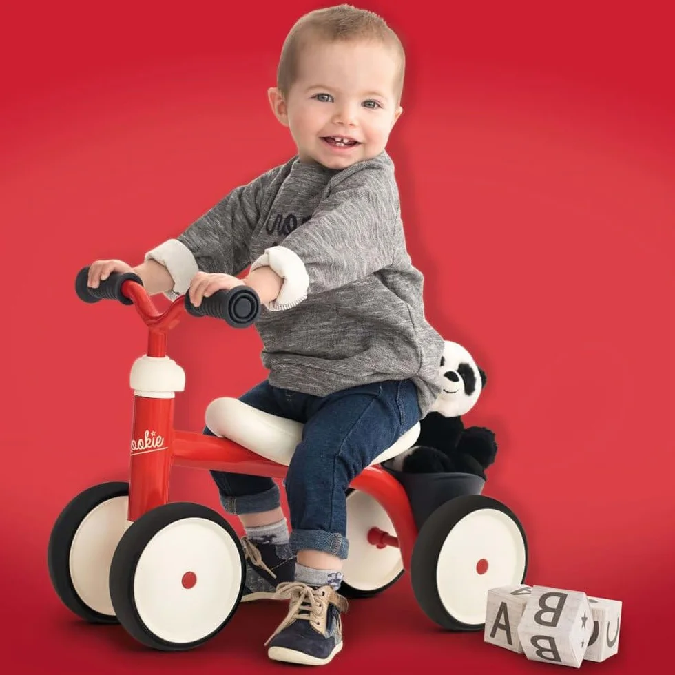 Smoby correpasillos Rookie Rojo de Cuatro Ruedas (721400)