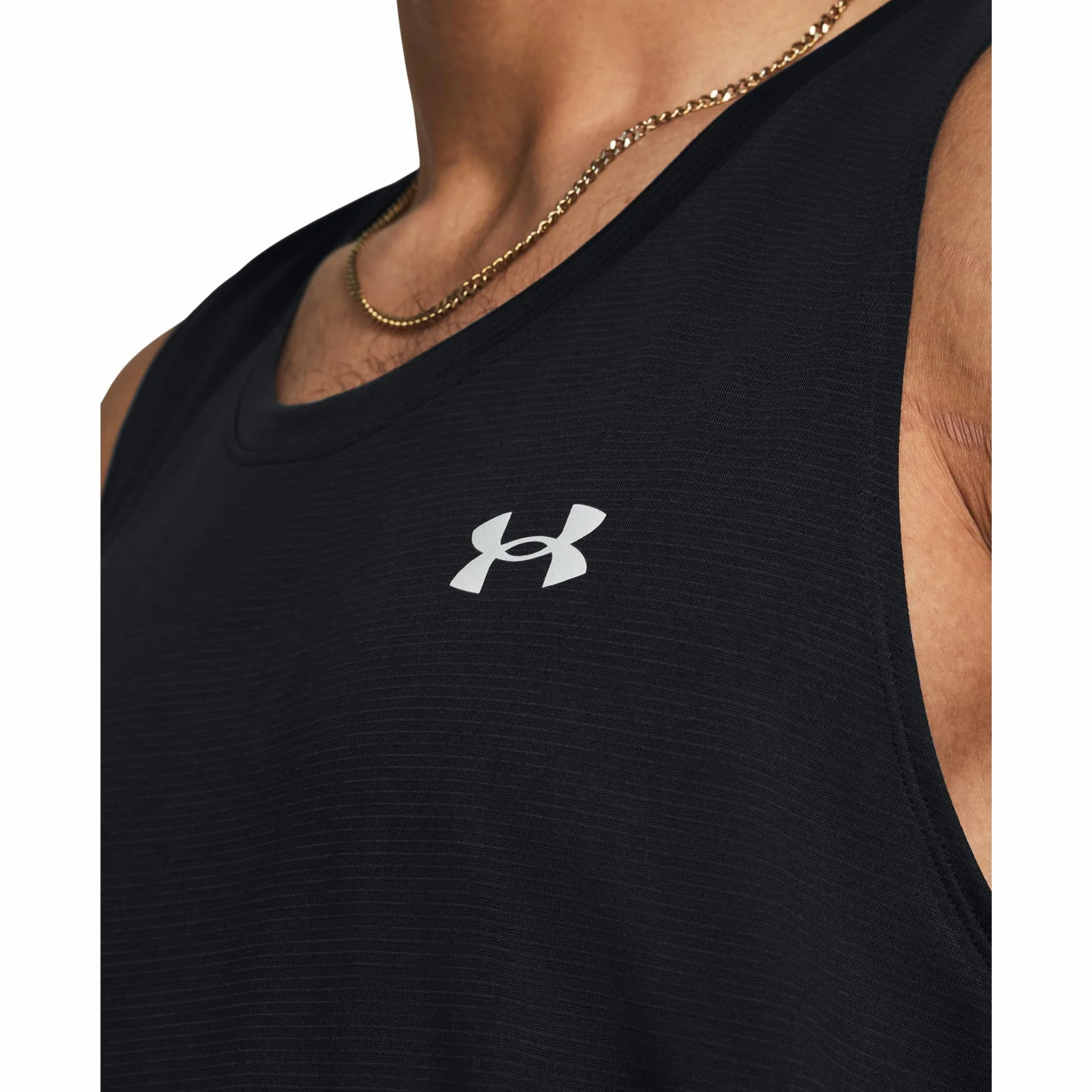 Under Armour Streaker Top de Running Hombres Black