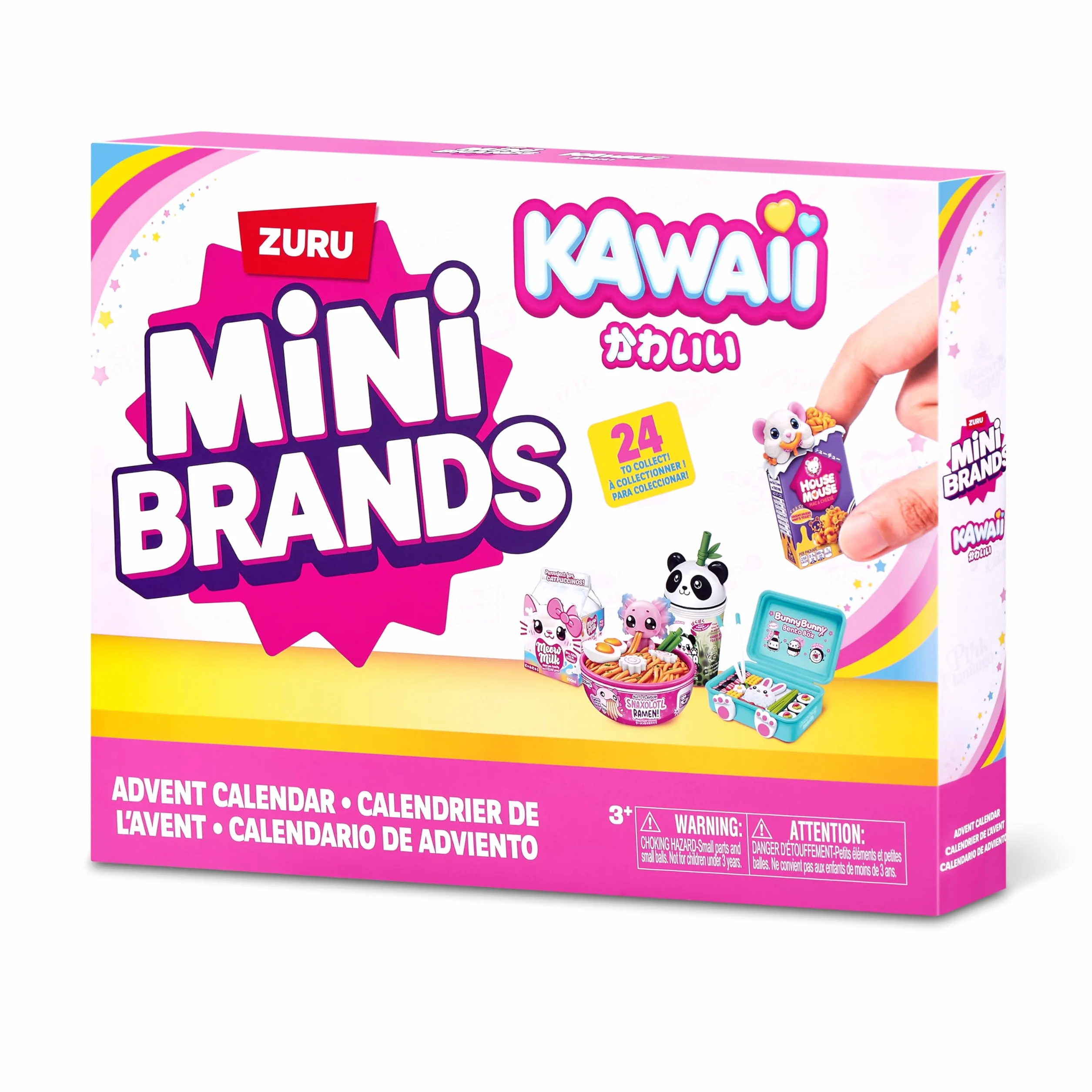 Mini Brands Kawaii Advent Calendar, Juguetes Coleccionables Seaonal para Niñas