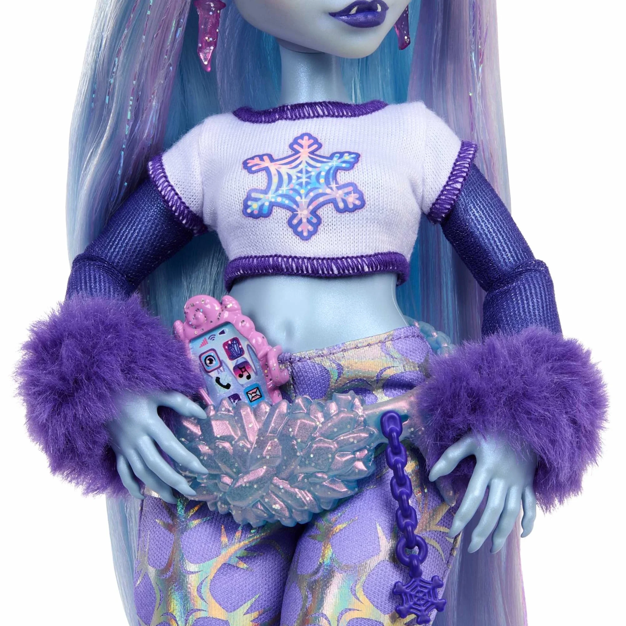 Monster High Abbey Bominable Muñeca articulada con Mascota y Accesorios de Moda, Juguete +4 años (Mattel HNF64)