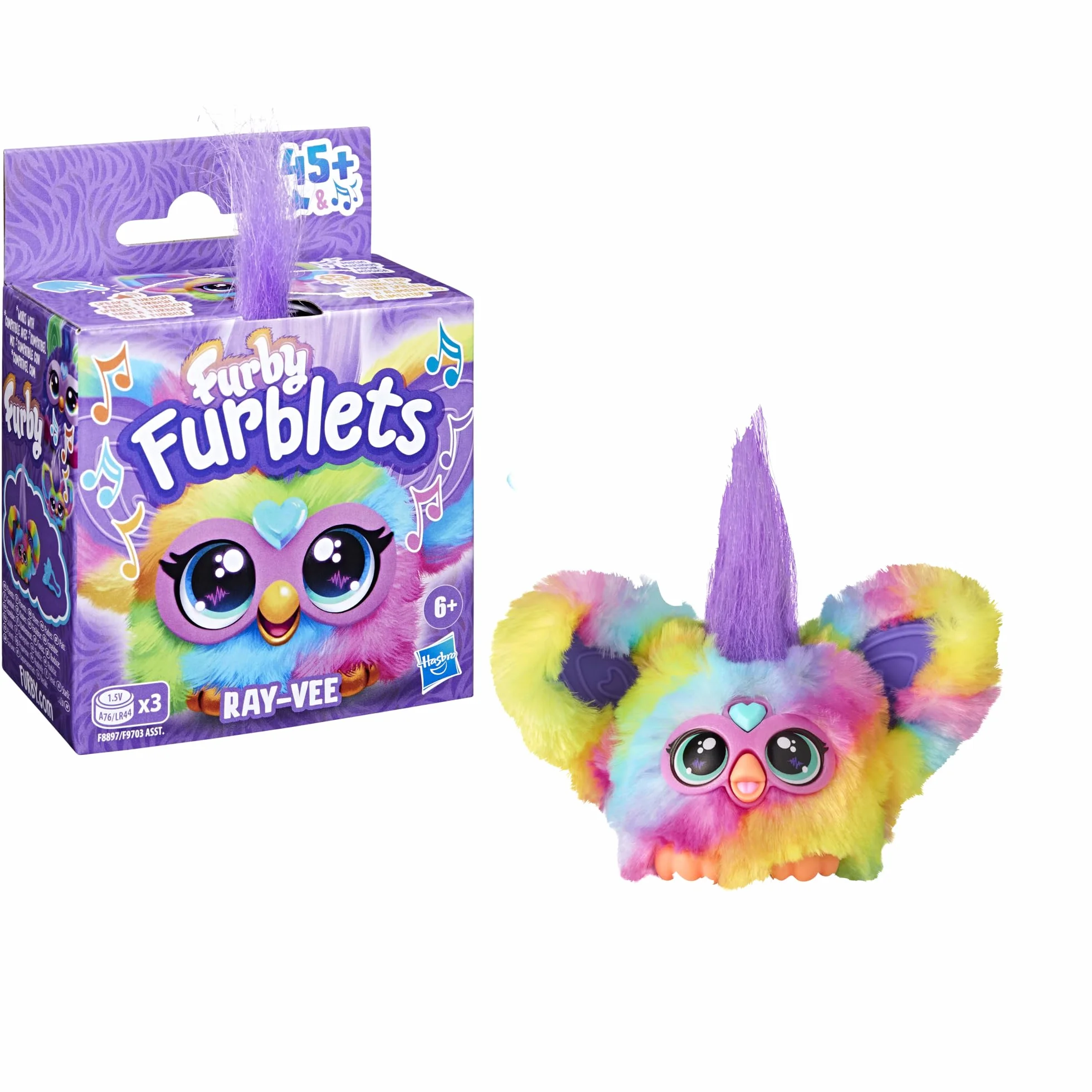 Furby Furblets Ray-Vee Minipeluche electrónico de juguete