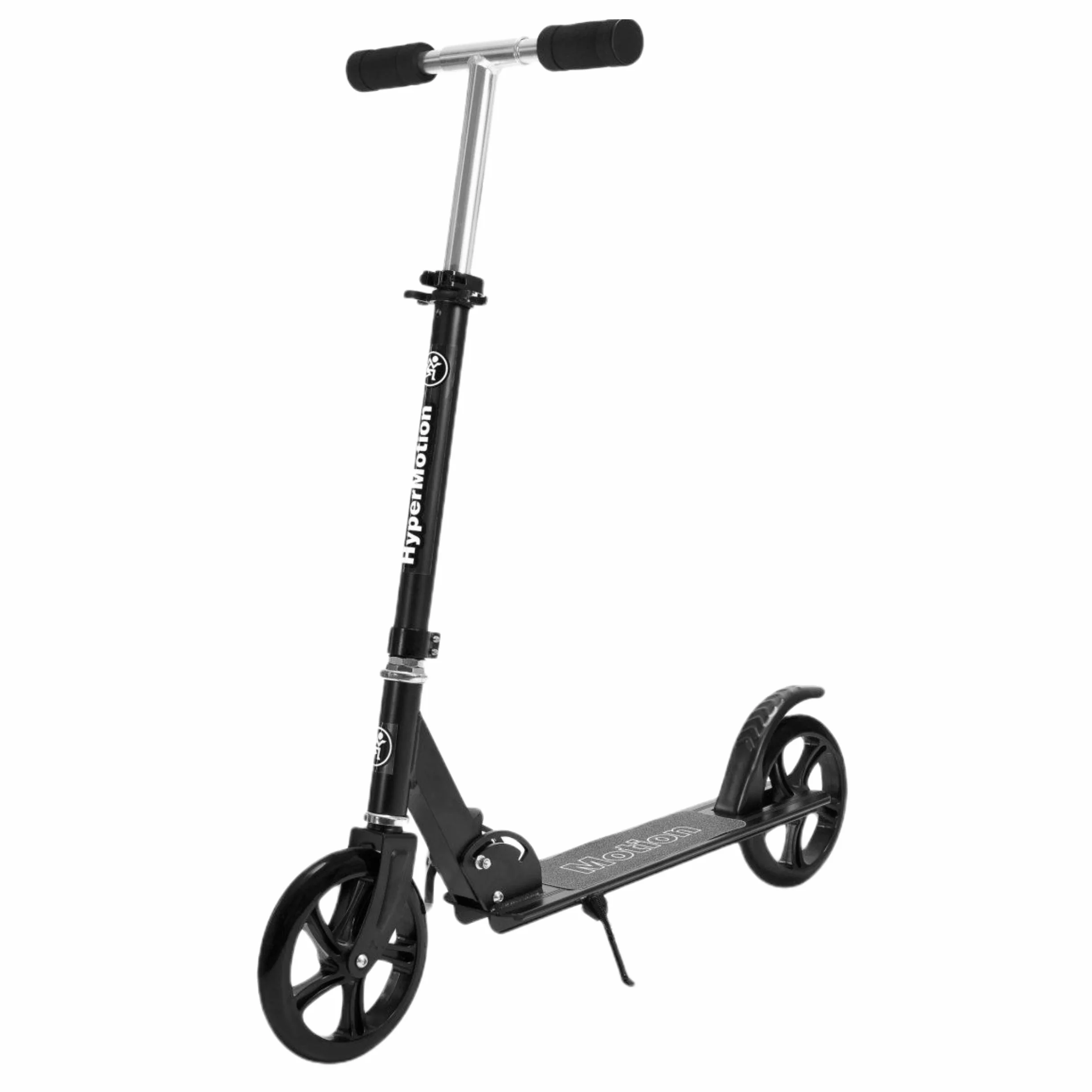 HyperMotion Patinete para Adultos, 3,2kg de Ruedas Grandes 200mm, Carga Máxima de 100kg, Scooter con Manillar Ajustable y ABEC-7, Patinete Plegable y Antideslizante Rockster
