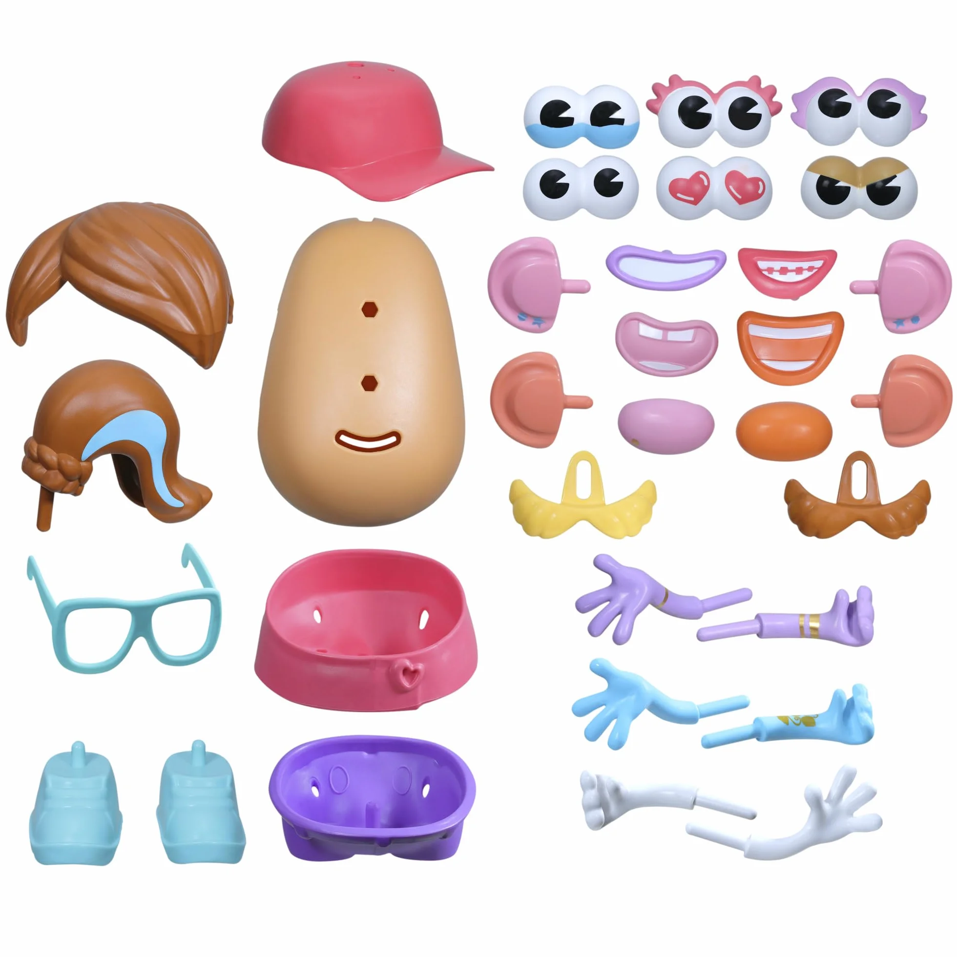 Hasbro Potato Head Muñeco Personalizable 32 Accesorios para Niñas y Niños de 2 Años+