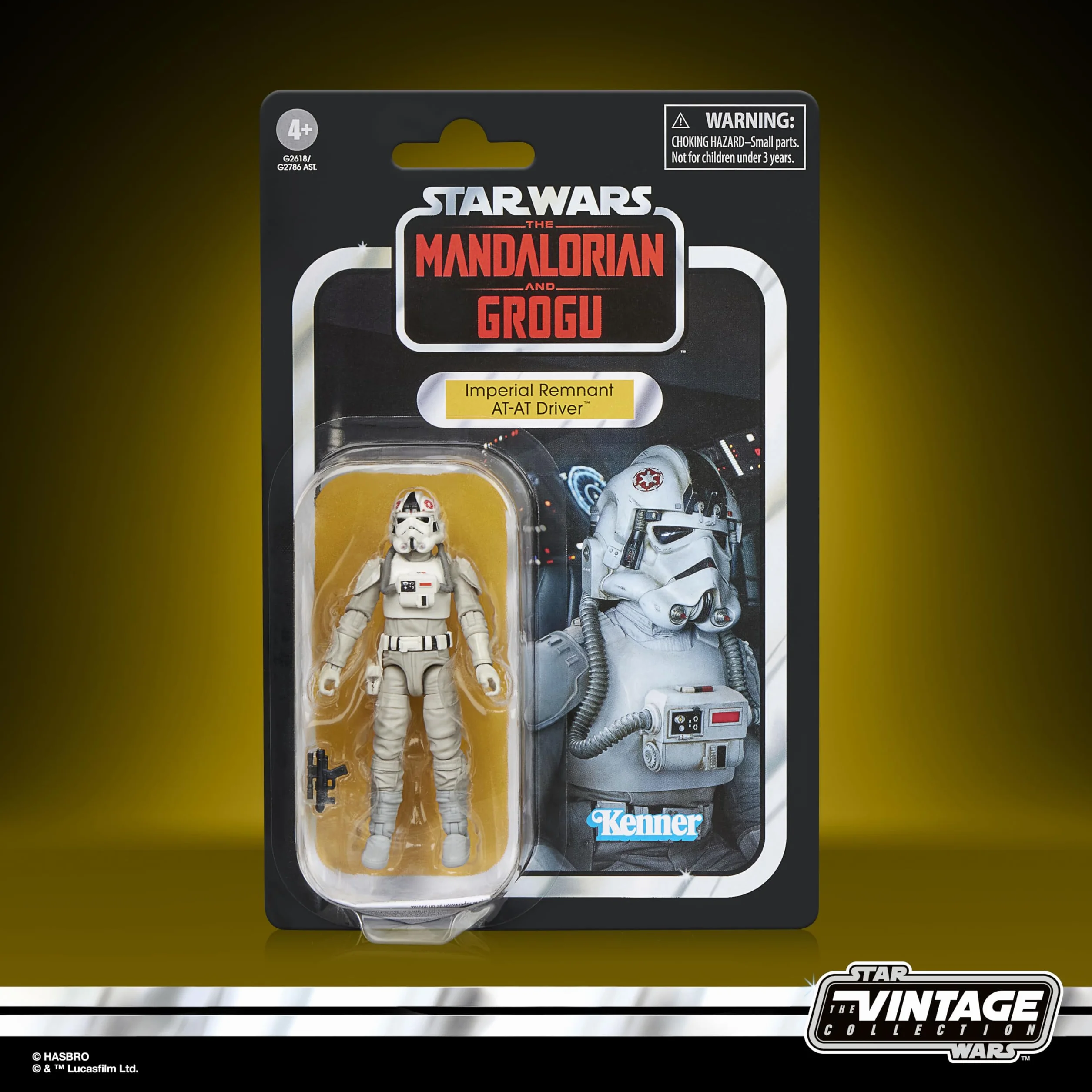 Star Wars La colección Vintage, Conductor Imperial remanente de AT-AT, Star Wars: The Mandalorian & Grogu, Figura Premium coleccionables de 9,5 cm