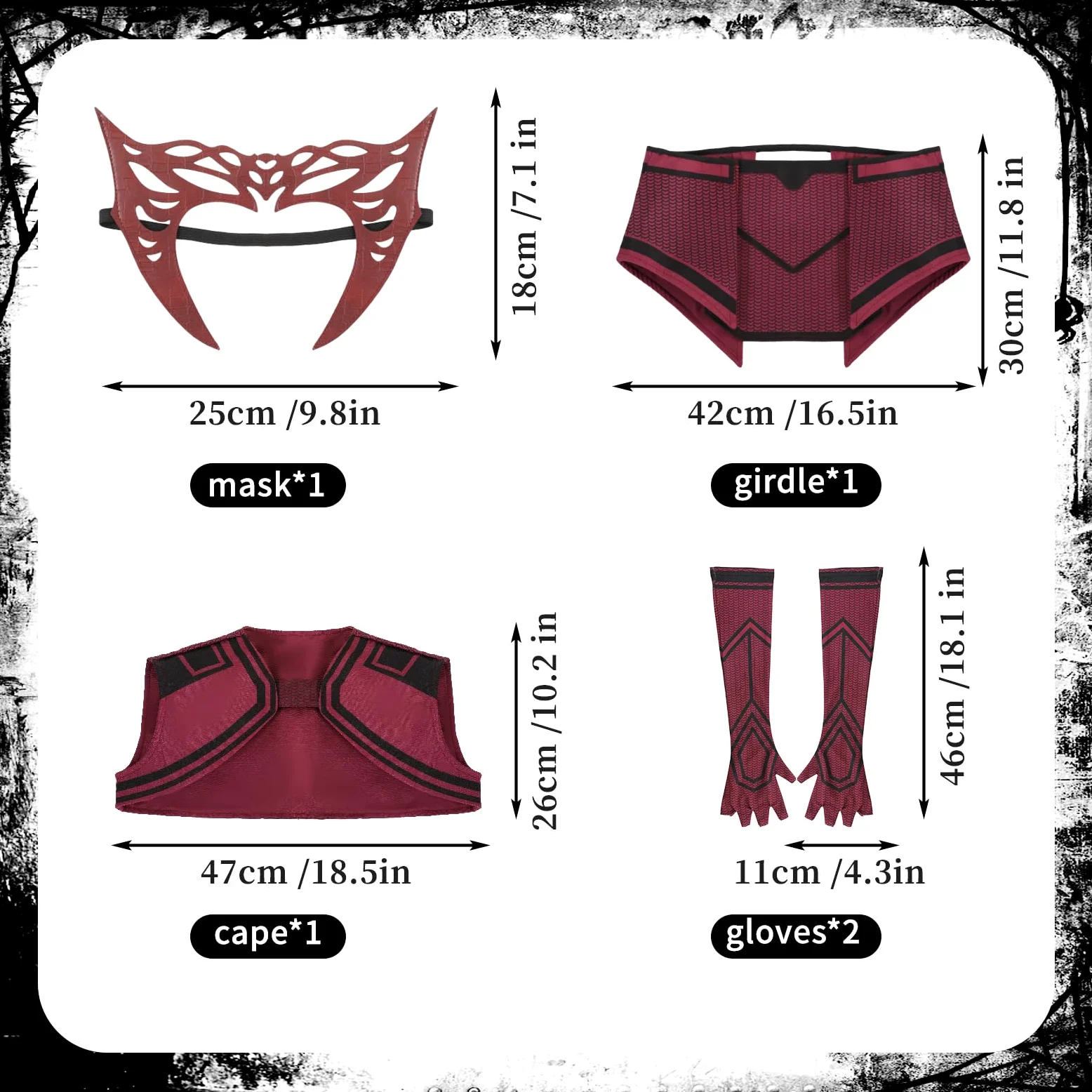 Disfraz de bruja de escarlata para mujer, disfraz de Wanda Maximoff con capucha, chaqueta, pantalones, traje, sombrero, Halloween, cosplay, disfraz de carnaval
