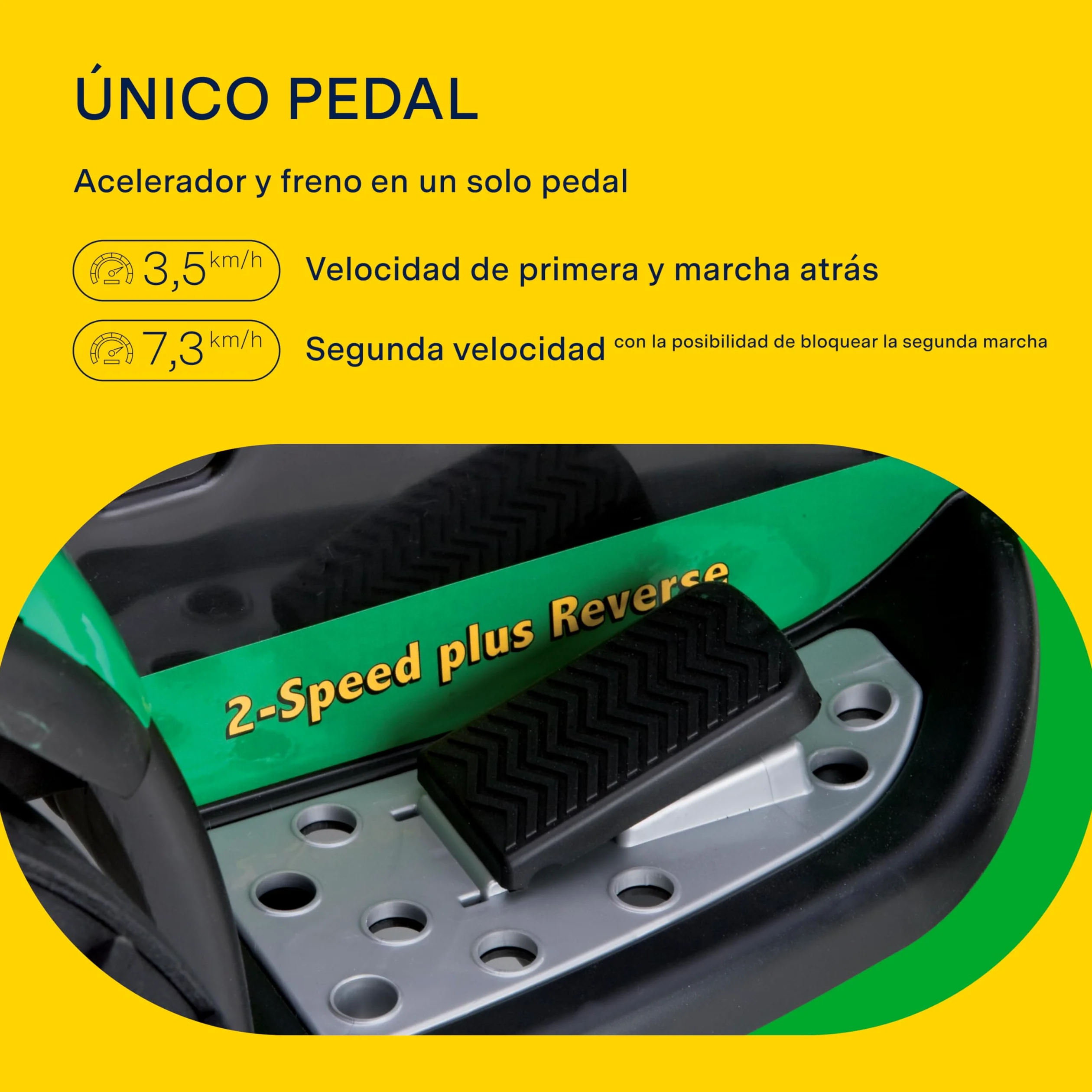 Peg John Deere Ground Loader Tractor Eléctrico Montable para Niños 3+ Años con Batería Recargable 12V, Radio FM y Pala Delantera Funcional