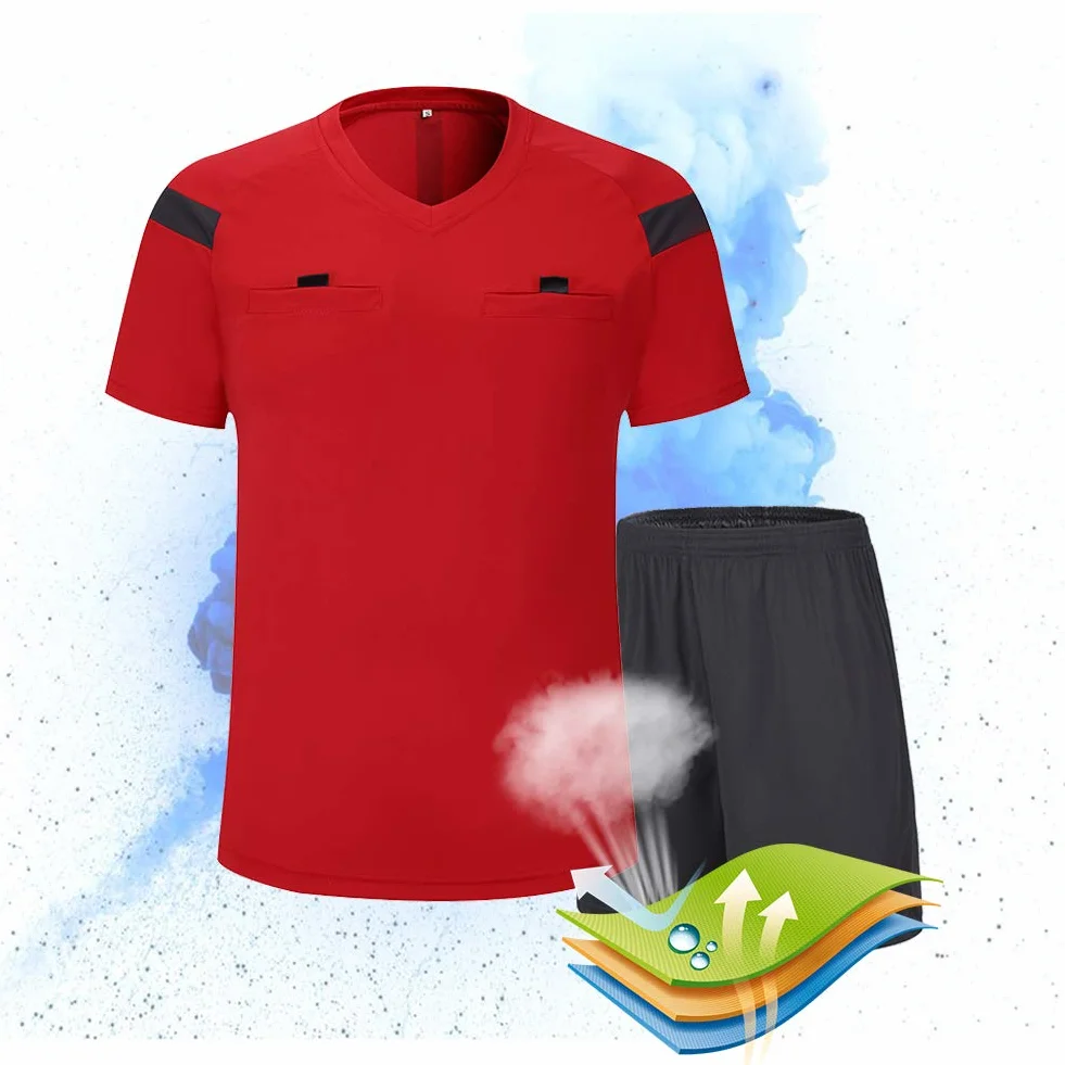 SHINESTONE Camiseta de árbitro manga corta hombre