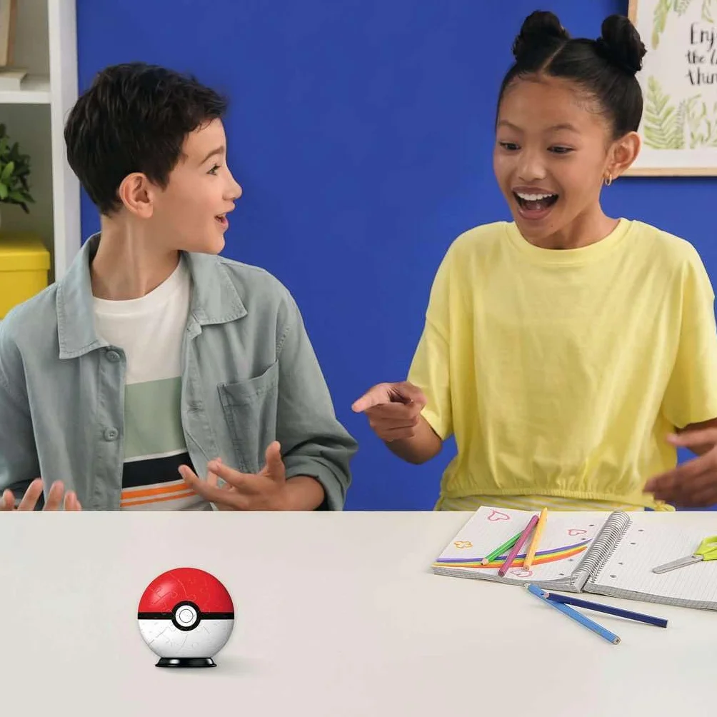 Ravensburger Puzzle 3D Niños Pokemon Pokeball 55 Piezas Montable Regalo 6+
