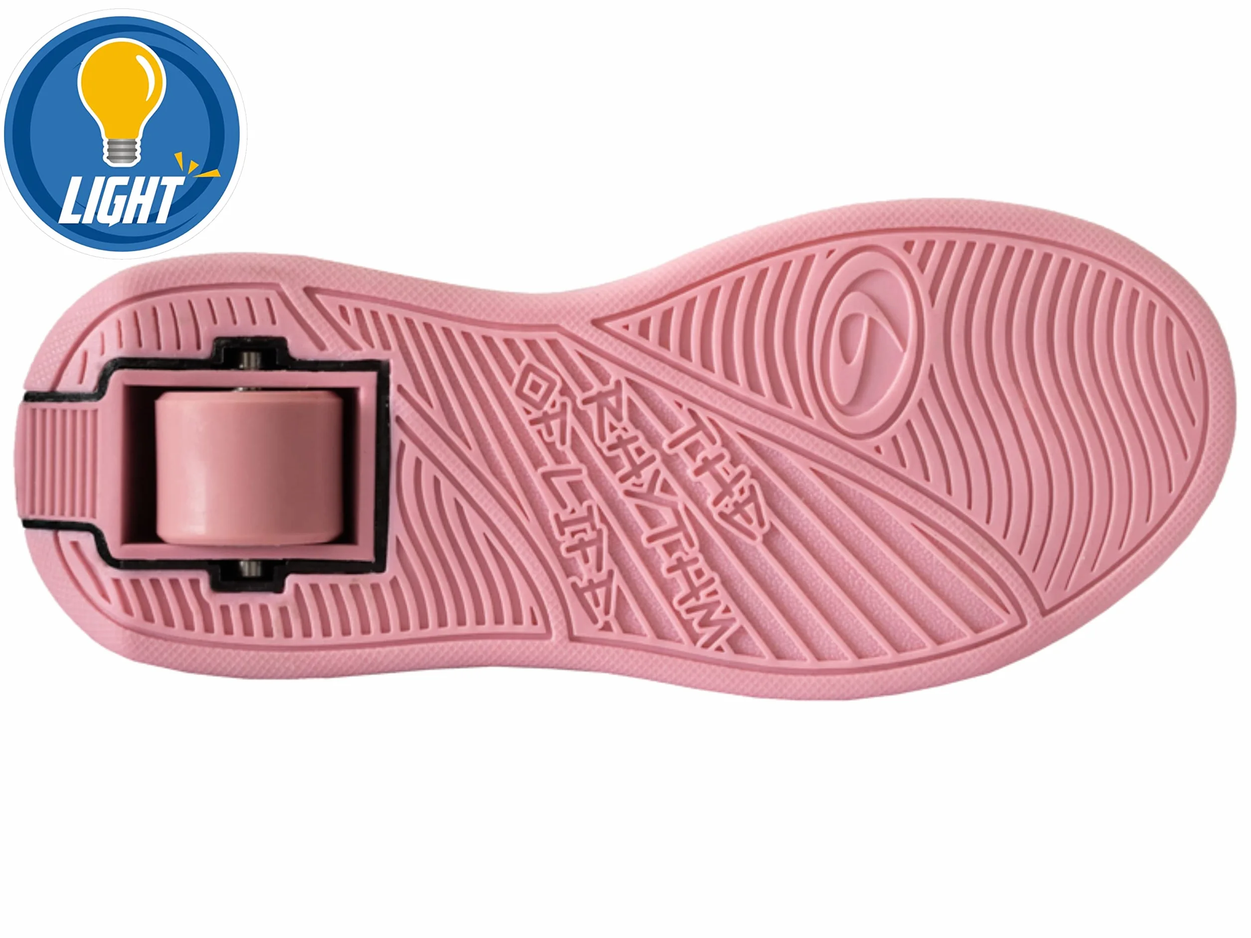 Breezy Rollers Zapatos con Luces y Ruedas Niñas, Zapatillas con Rueda Brillante Led