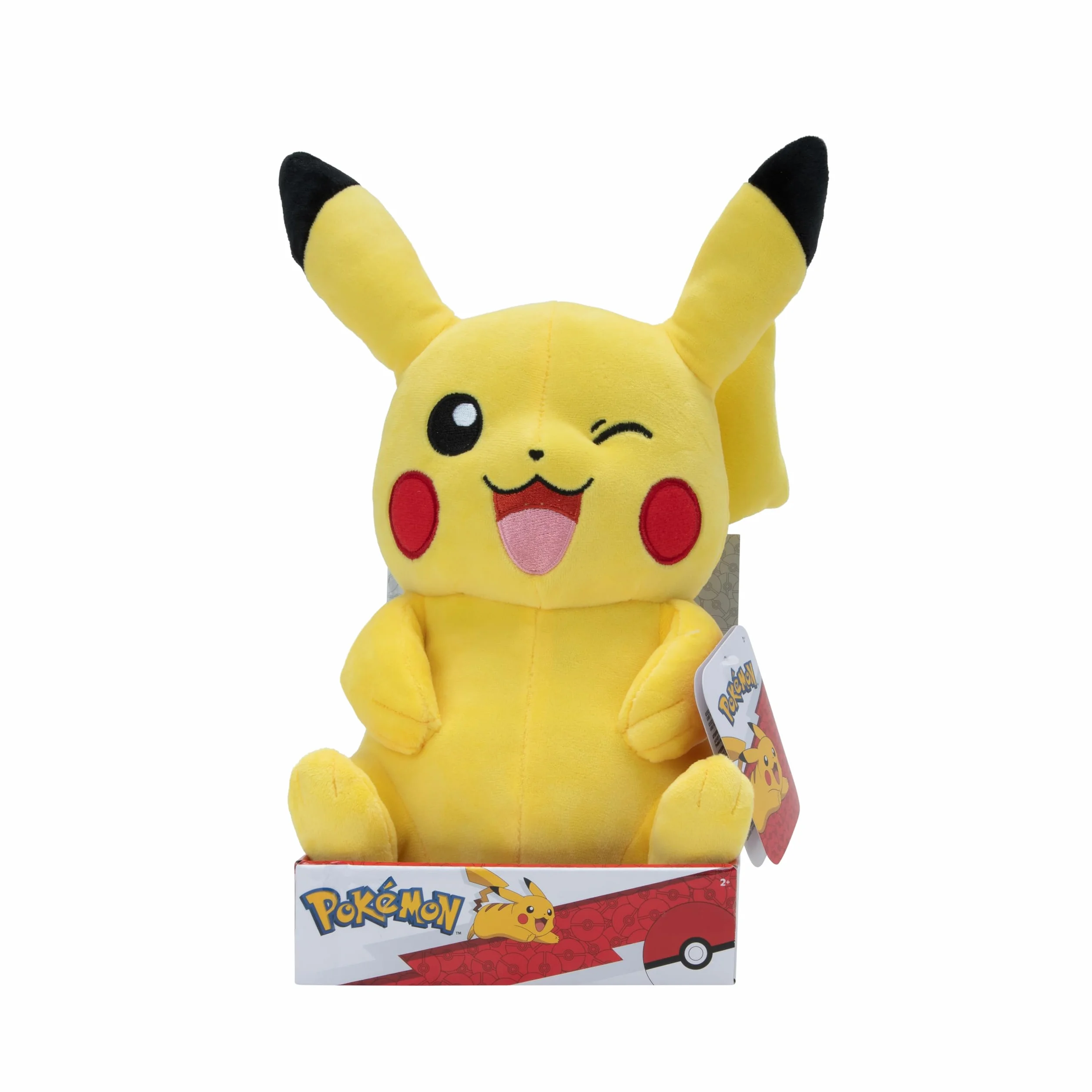 Pokémon Peluche Pikachu Peluche Suave de 30 cm con Detalles auténticos