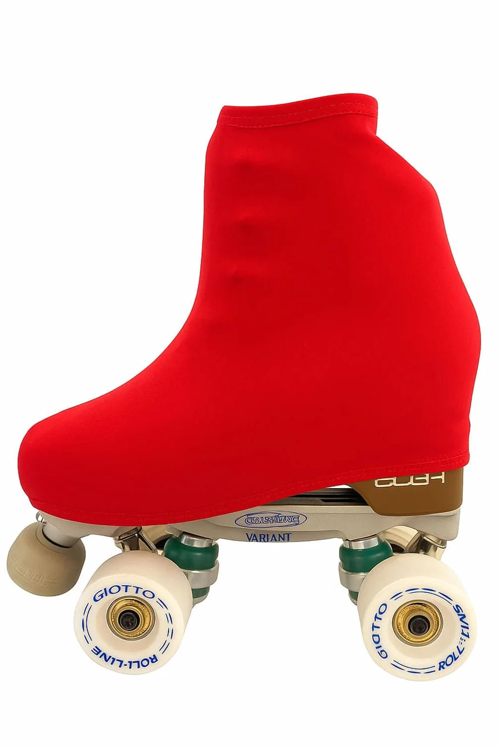 CRLSPORT Cubre patín para niña y Mujer, Funda Patín Skate, 180 Densidad, Talla Universal, Color Rojo