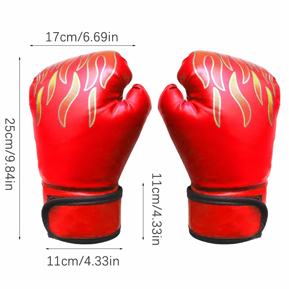 Guantes de Boxeo para Niños PU Entrenamiento 3-12 Años