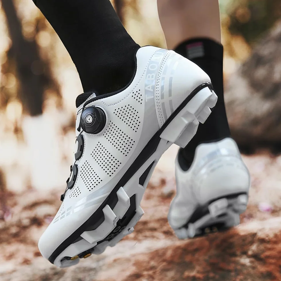 Hixingo Zapatilla Ciclismo Hombre Mujer Zapatos Bicicleta Montaña MTB SPD Lock 36-47 EU
