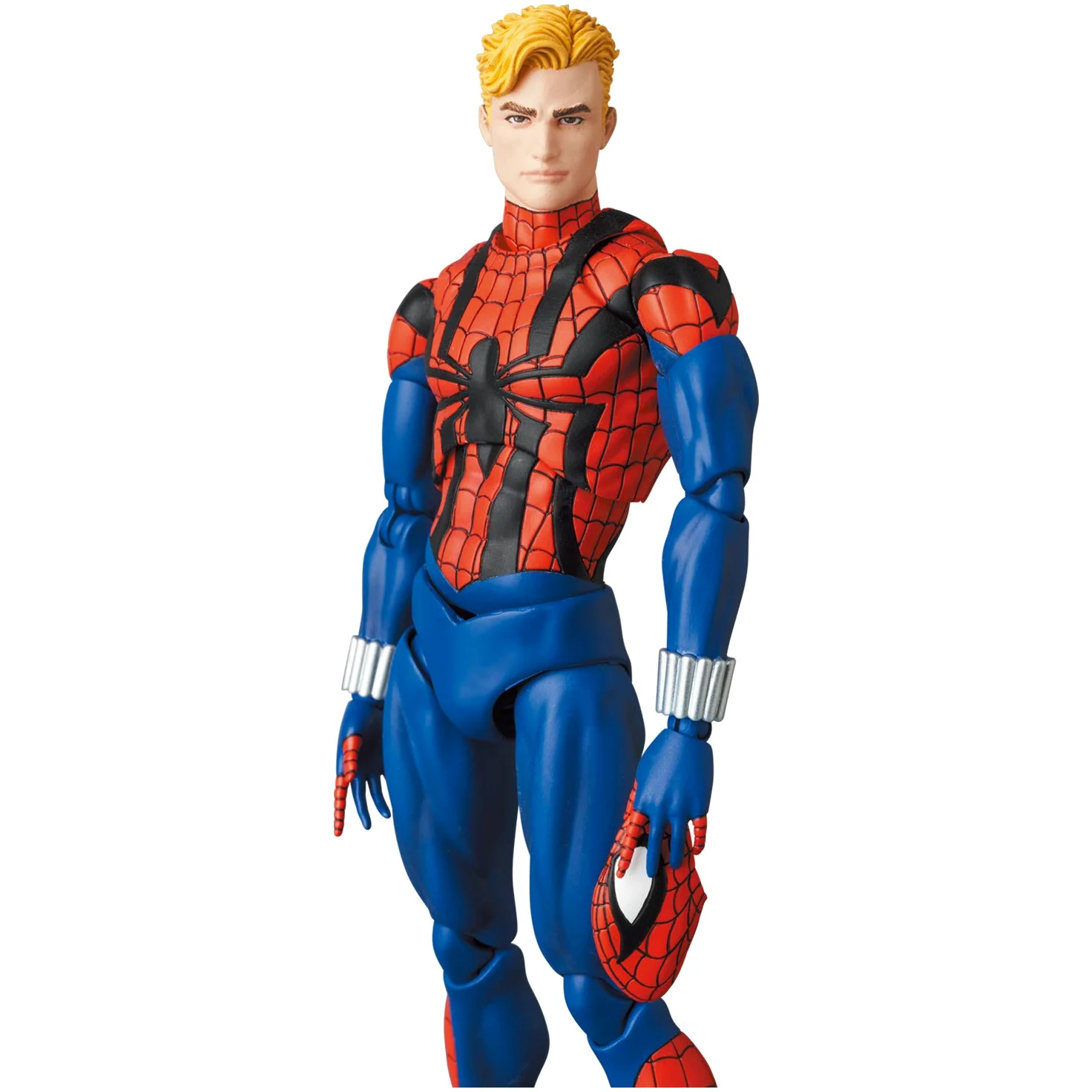Medicom Toy Mafex No.143 Spider-Man (BEN REILLY) Figura de acción pintada de Spider-Man Ben Riley Comic, altura total aprox. 6,1 pulgadas (155 mm)