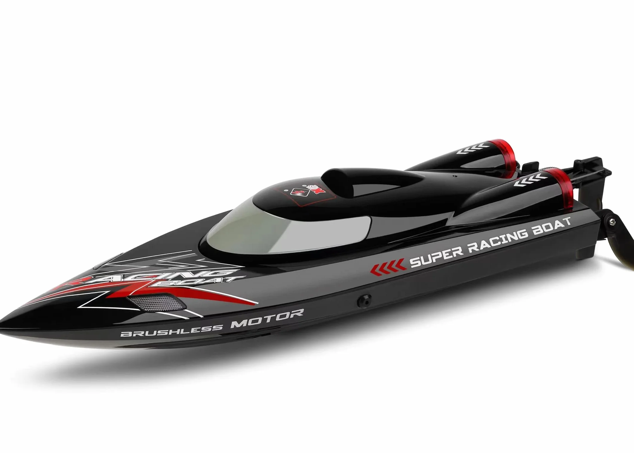 WLTOYS WL916 RC Boat 60km/h High Speed Remote Control Boats 2.4GHz RC Boat Toy Gift for Kids Adults Capsize Low Battery Alarm (WL916 1 * 2200mAh)
