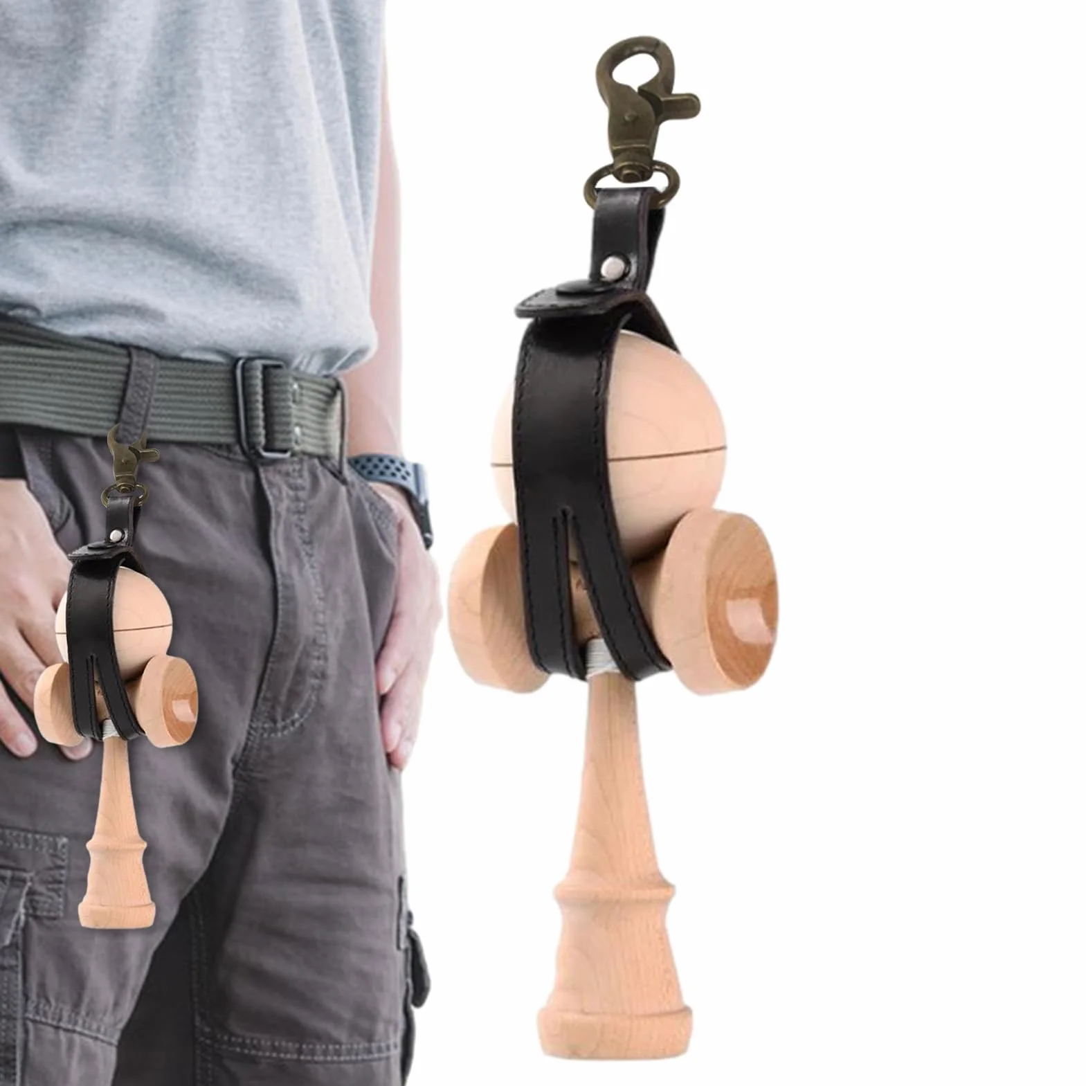 Almacenamiento Kendama, Funda Kendama pequeña | Almacenamiento de Correa para Juguete Tradicional japonés Kendama Skill,Exquisito y Compacto Almacenamiento de Correa de Juguete de coordinación