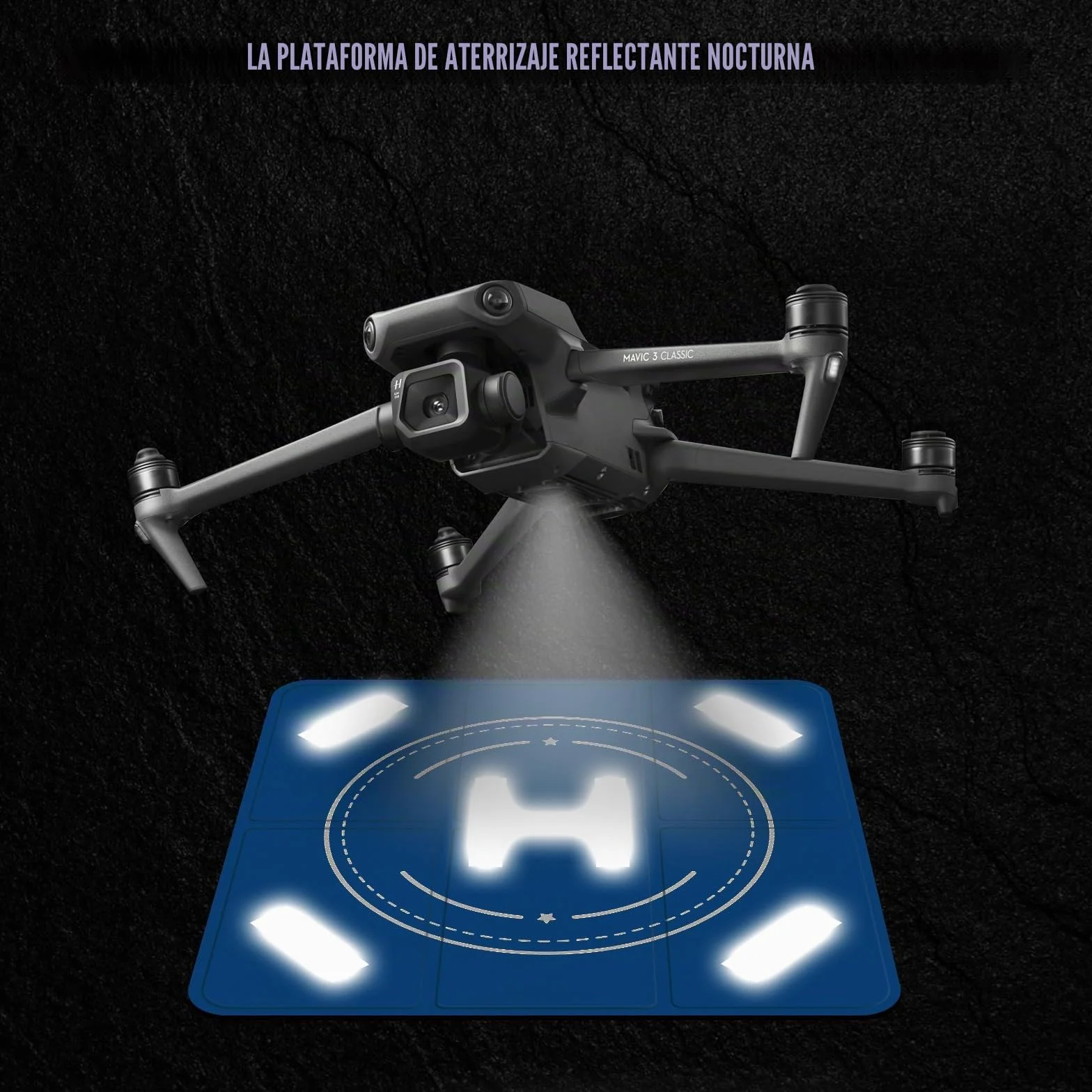 FPVtosky Drone de aterrizaje universal plegable, doble cara, impermeable, almohadilla de aterrizaje para DJI Mini 4k/Neo/Lito X1/Mini 3/4/5 Pro/Mavic/Air/Avata/FPV/Phantom/Inspire