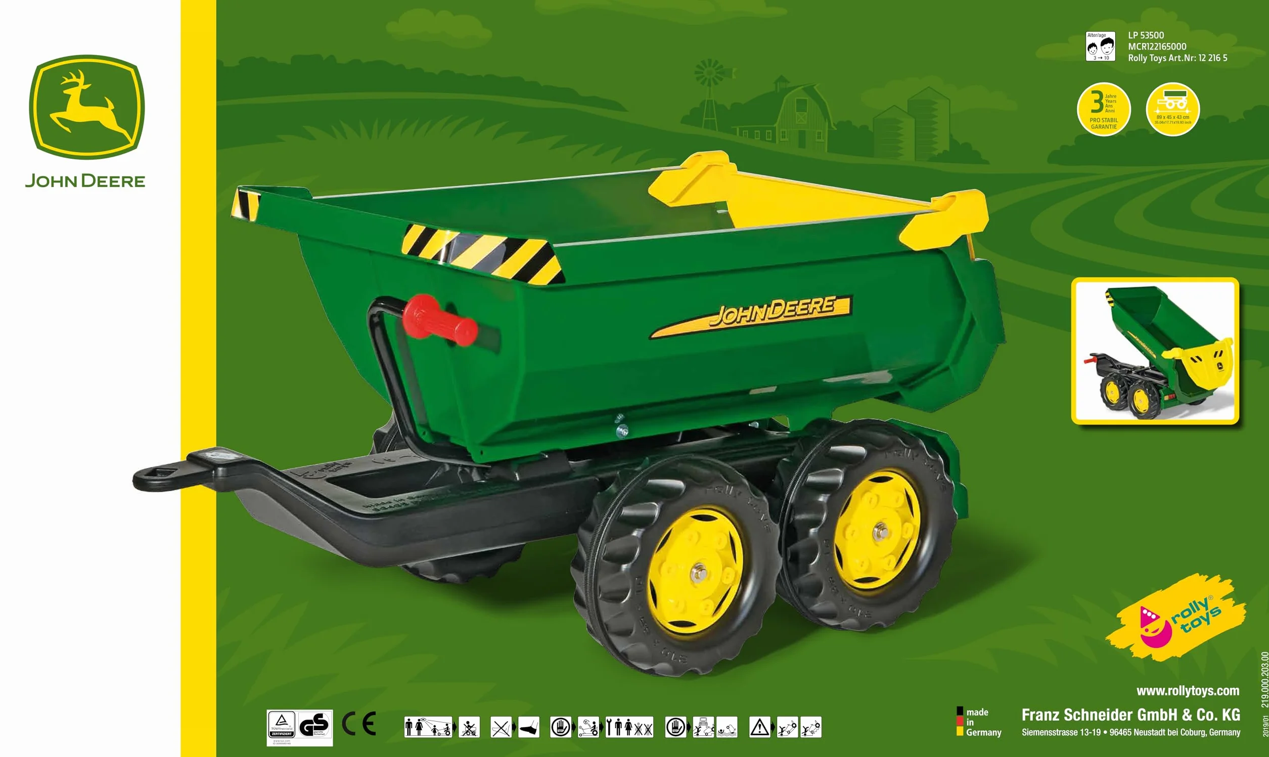 Remolque John Deere