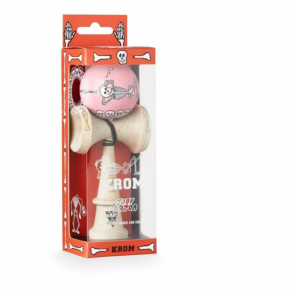 Krom Kendama Jody Barton Skeletons - Juego al Aire Libre