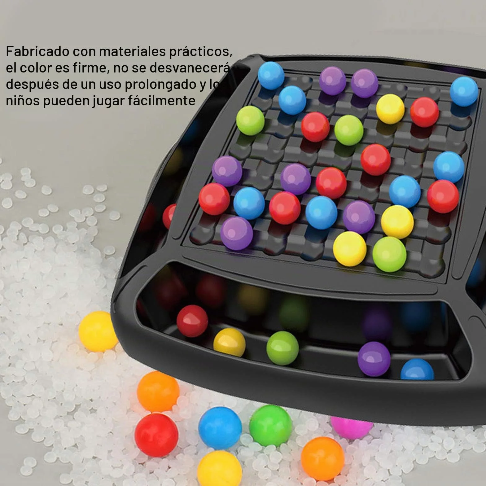 Clenp Juego De Mesa De Eliminación, Juego De Mesa De Eliminación De Bola De Arco Iris, Pensamiento Lógico, Juguete Educativo Interactivo A Juego para Niños, Padres