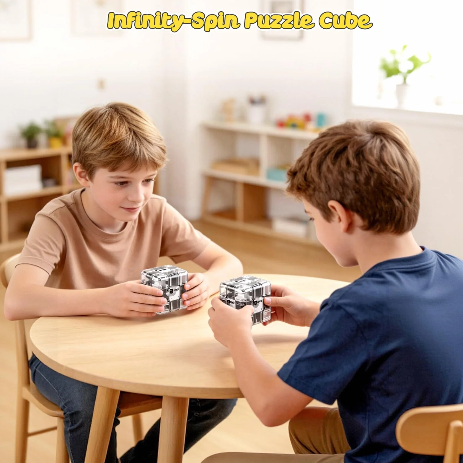 Cubo Laberinto 3d Grande con Bola, Cubo Laberinto 3d Transparente para El Pensamiento Lógico, El Alivio del Estrés & El Aprendizaje Sensorial, Laberinto Cubo 3d para Niños a Partir de 3 Años y Adultos