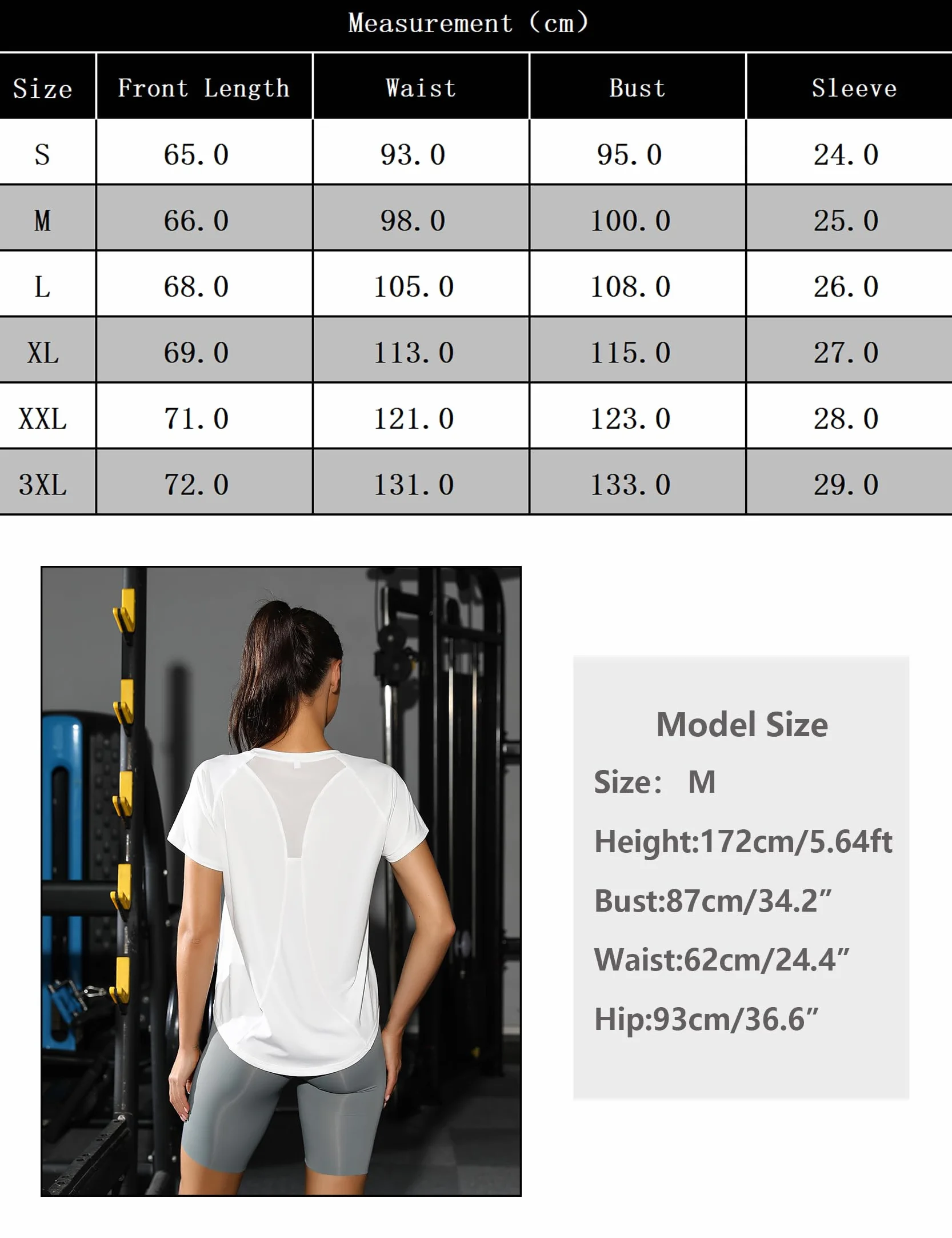 Camiseta Deportiva para Mujer, Manga Corta, Malla Yoga Fitness Top Ropa Deportiva