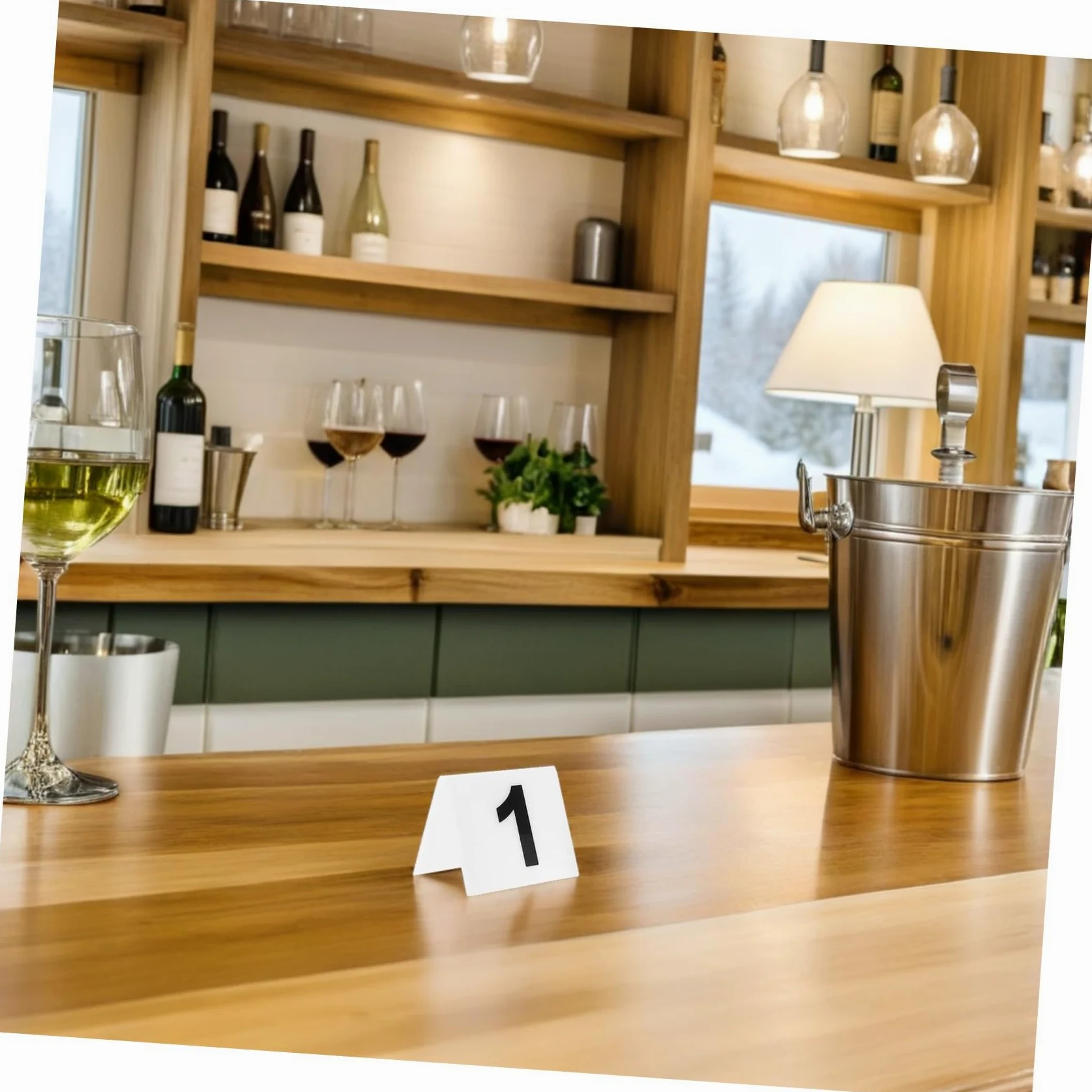 PartyKindom 80piezas Matrícula de Doble Cara de Acrílico para Números de Mesa Marcador de Evidencia Reutilizable Letrero Numerado para Restaurantes Bodas Fiestas y Escenarios de Detective