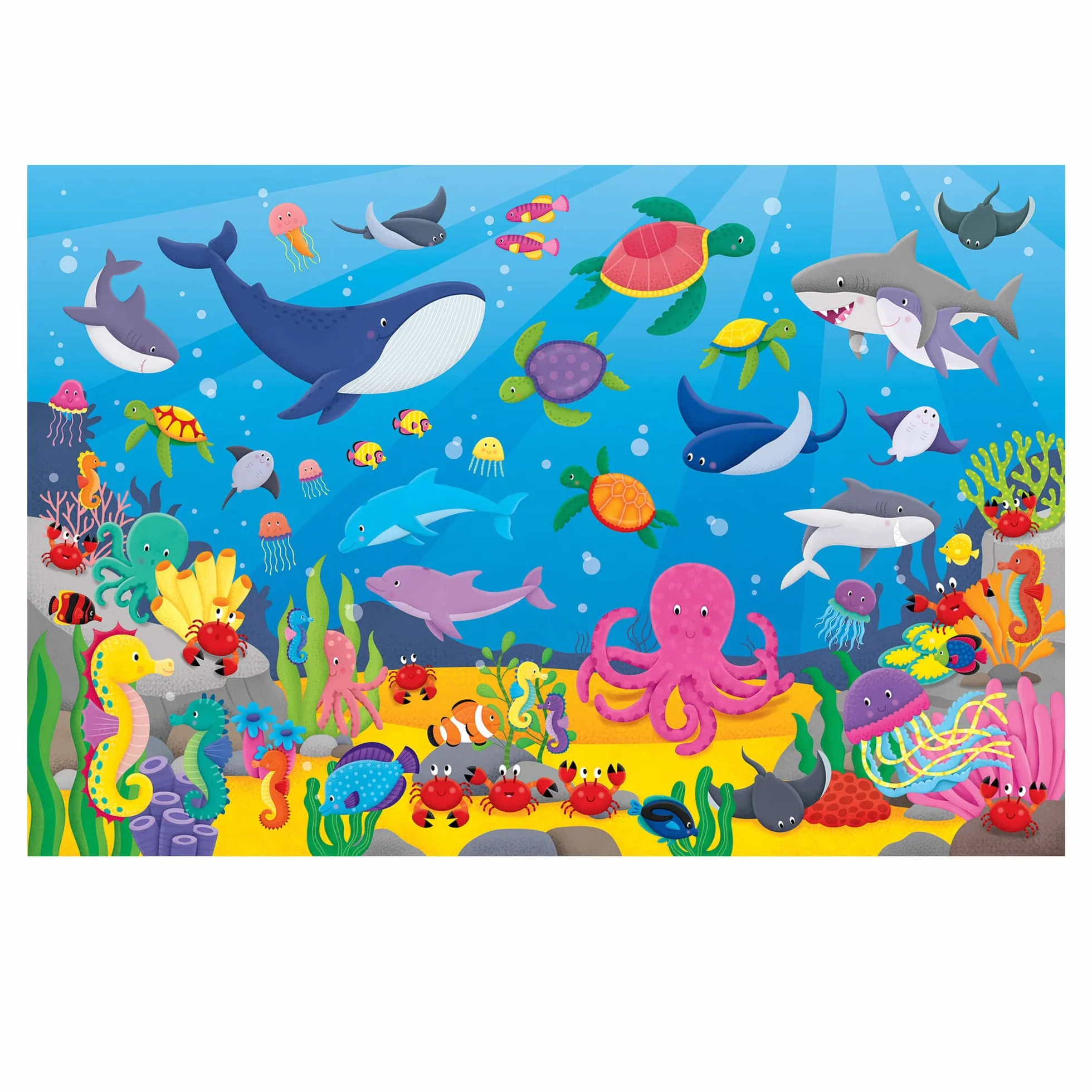 Galt Toys, Giant Floor Puzzle - Counting Creatures, Floor Puzzles for Kids, Ages 3 Years Plus