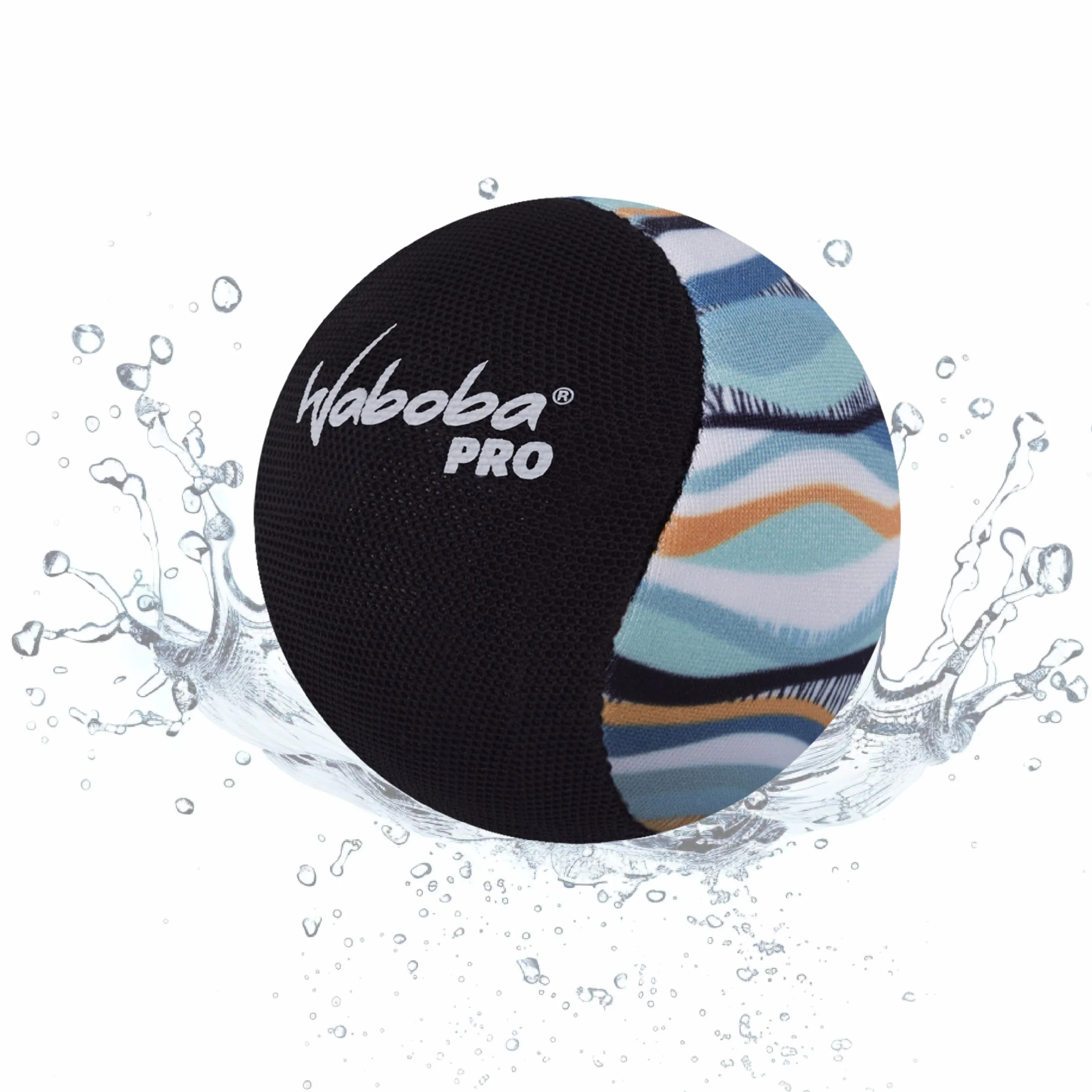 Waboba AZ-101-WS Pro - Bola de Rebote de Agua, Rayas onduladas, Talla única