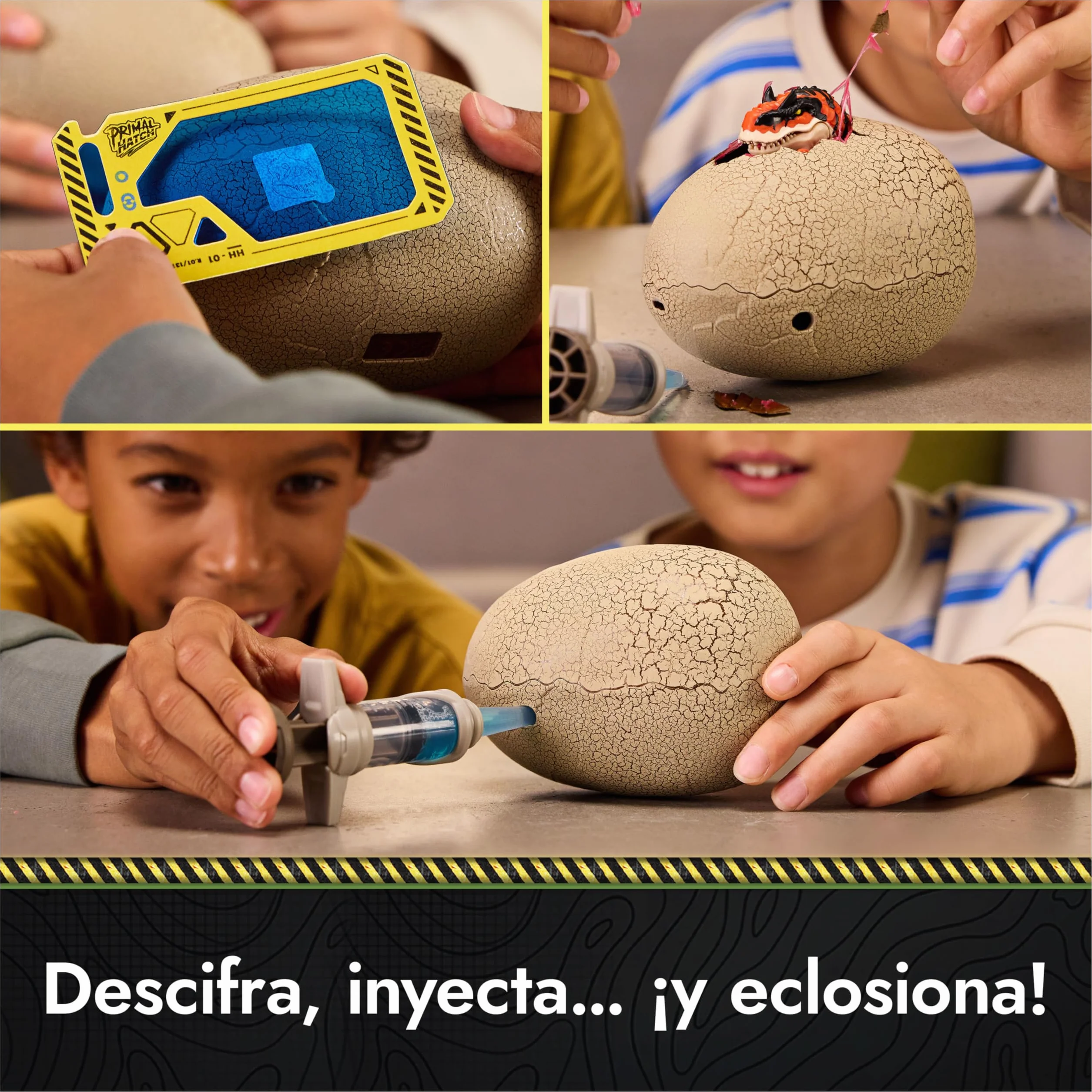 Dino Rising Primal Hatch Criaturas Híbridas Huevo Que Eclosiona Dinosaurio Interior 10 para Coleccionar Juguetes Niños 5 Años Regalo Niño 5 Años