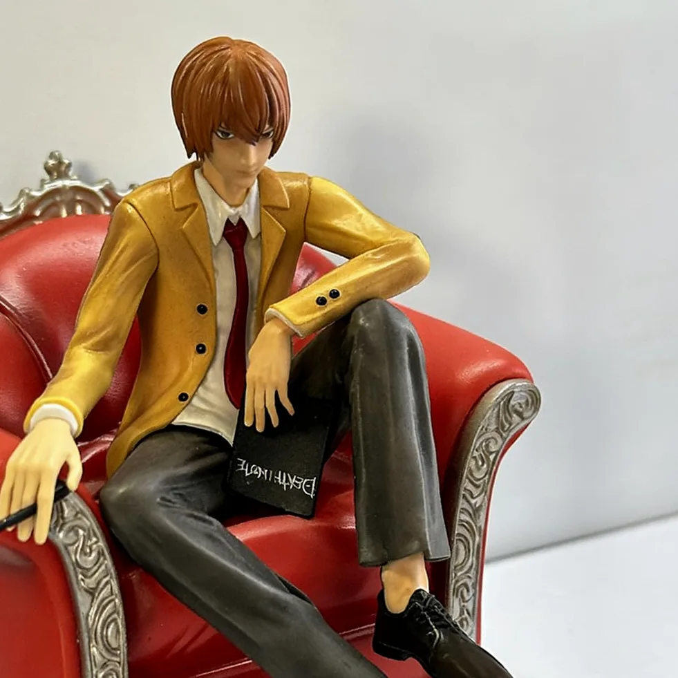 Zhongkaihua 3 figuras de anime modelo L/Amane sofá sentado quieto personaje de dibujos animados luz Yagami estatua de PVC coleccionables adornos de escritorio regalos