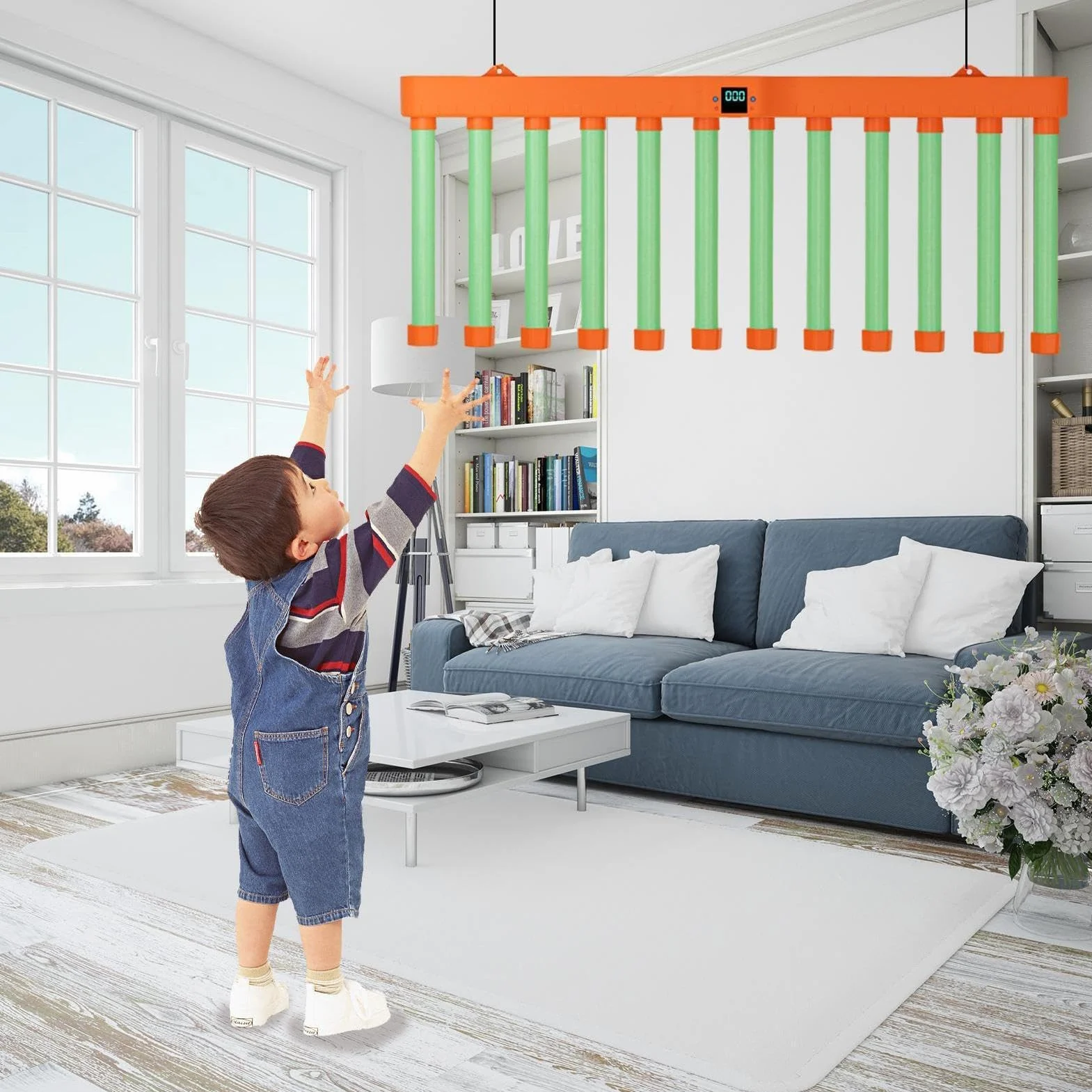 Palos Que Caen interactivos, Juego de Captura de 3 velocidades Ajustables, Juegos de coordinación -Mano, Juego de reacción con caído para niños y Adultos
