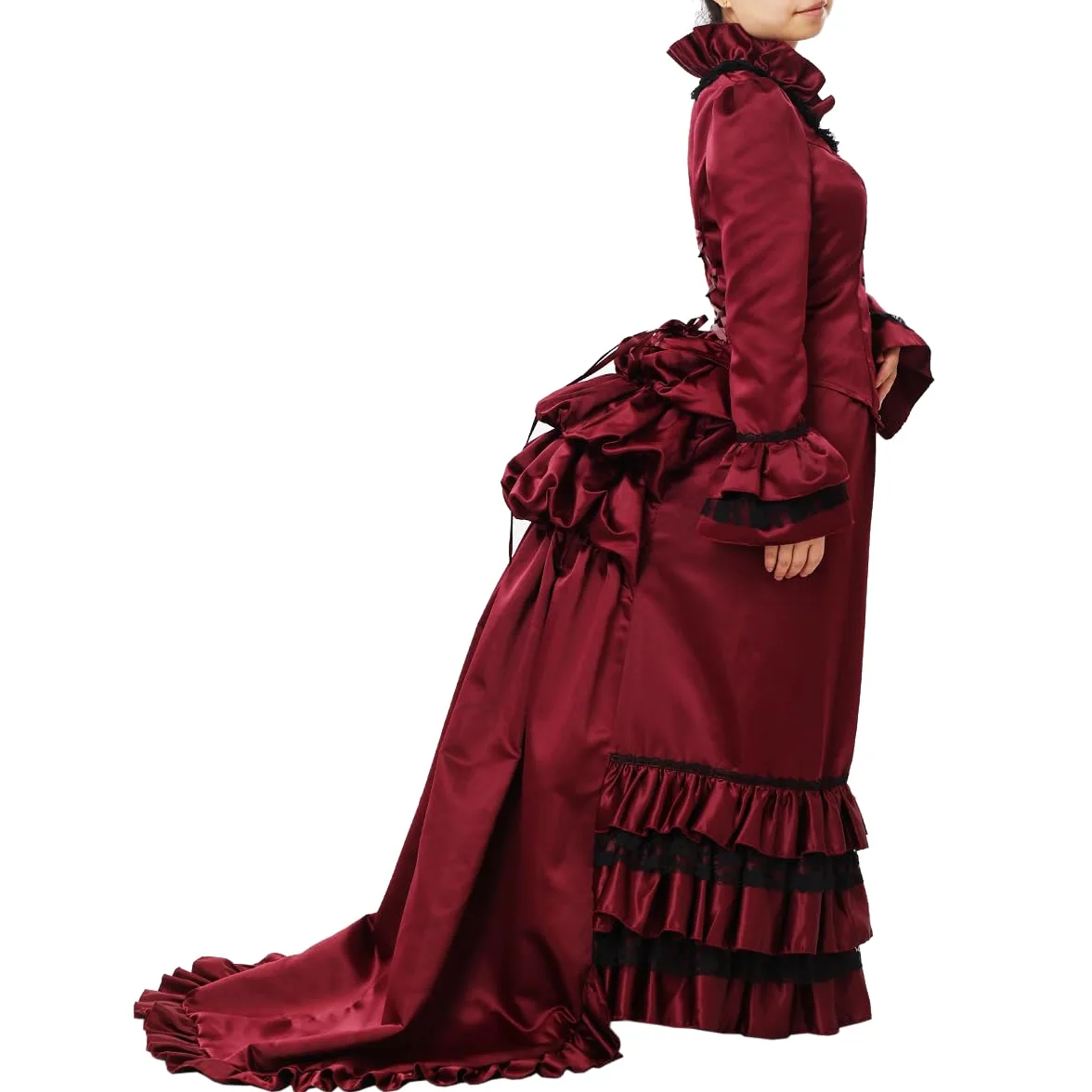 COSDREAMER Vestido de Estilo Victoriano para Mujer, Estilo Victoriano, Estilo eduardiano, Vestido gótico