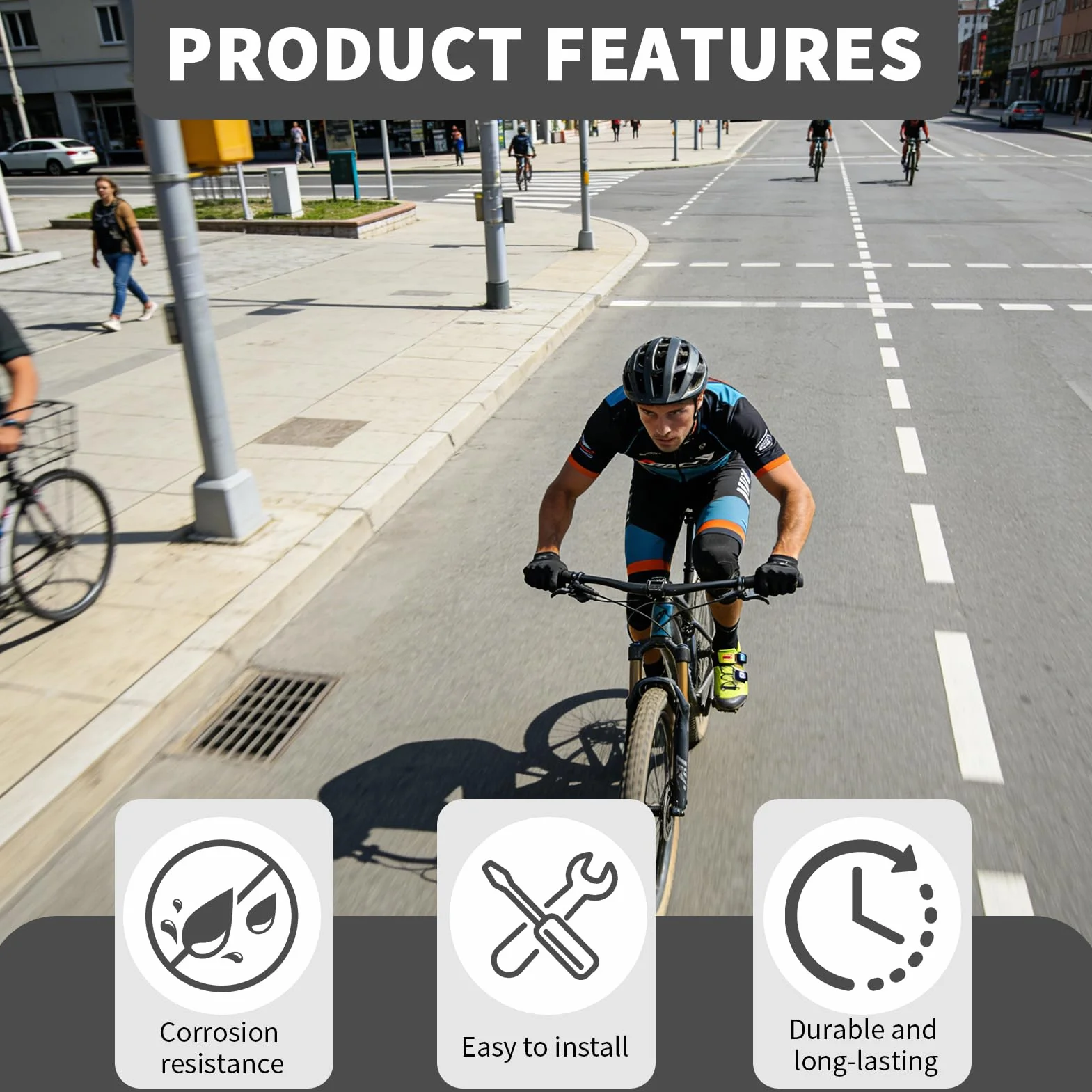 Zapatas para bicicleta compatibles con Shimano SPD SH51, tacos SPD antideslizantes, fijación 2 agujeros