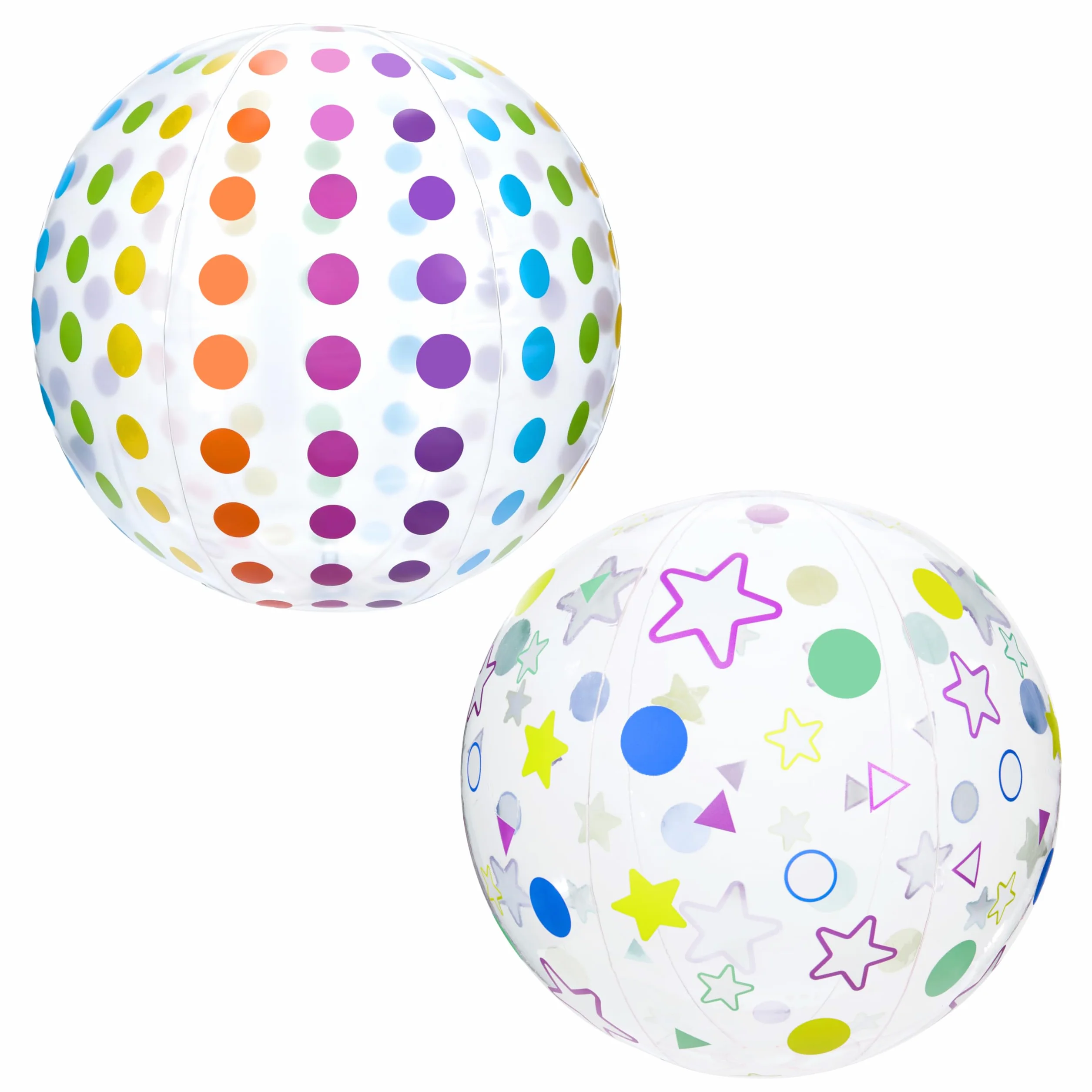 SYNCFUN 2 pelotas de agua hinchables, pelota de playa, pelota de agua para niños y adultos, juguete de fiesta de verano en la piscina
