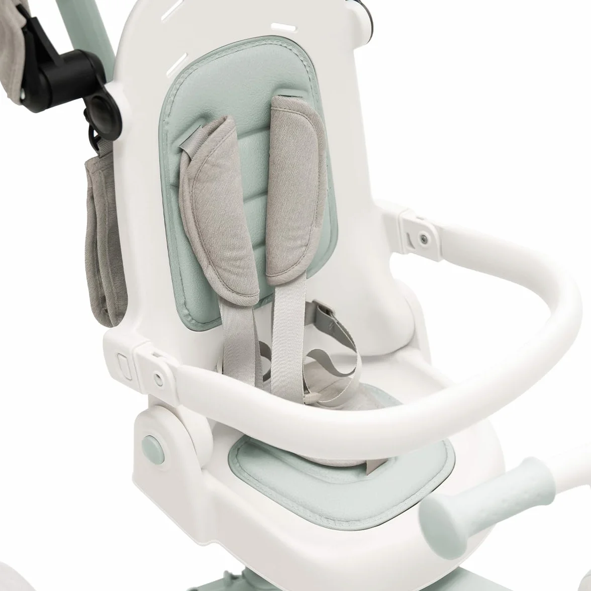 Triciclo Evolutivo 5 en 1 Olmitos by Tutete para Bebés y Niños 12 Meses a 6 Años | Convertible en Bicicleta con o sin Pedales | Mango de Empuje, Cinturón 5 Puntos, Capota y Plegado Compacto