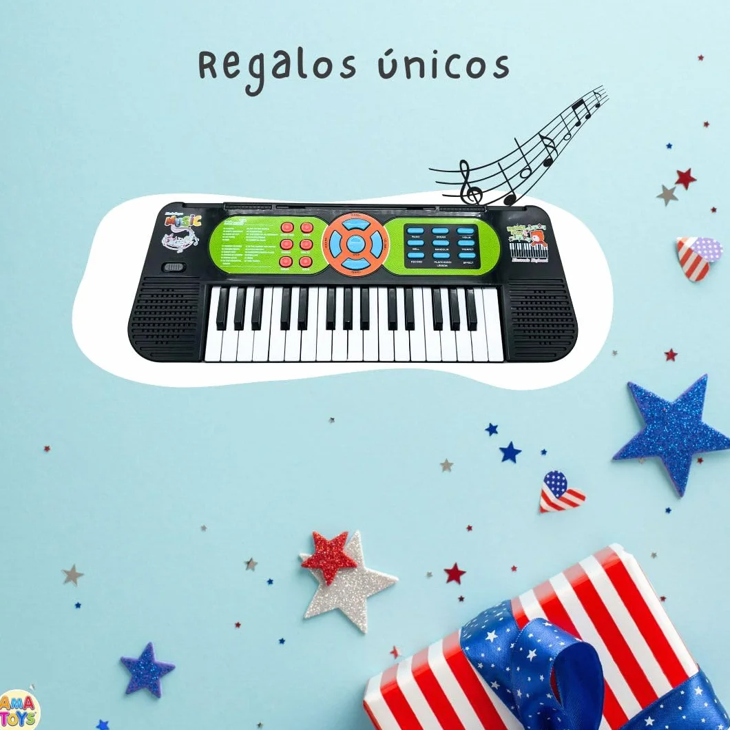 Teclado Piano Infantil - Microfono Portatil - Teclado Musical Infantil - Organo Electronico - Organo Juguete - Organo Electronico Infantil - Piano Electrico Niños - Niños Niña 3 4 5 6 7 Años