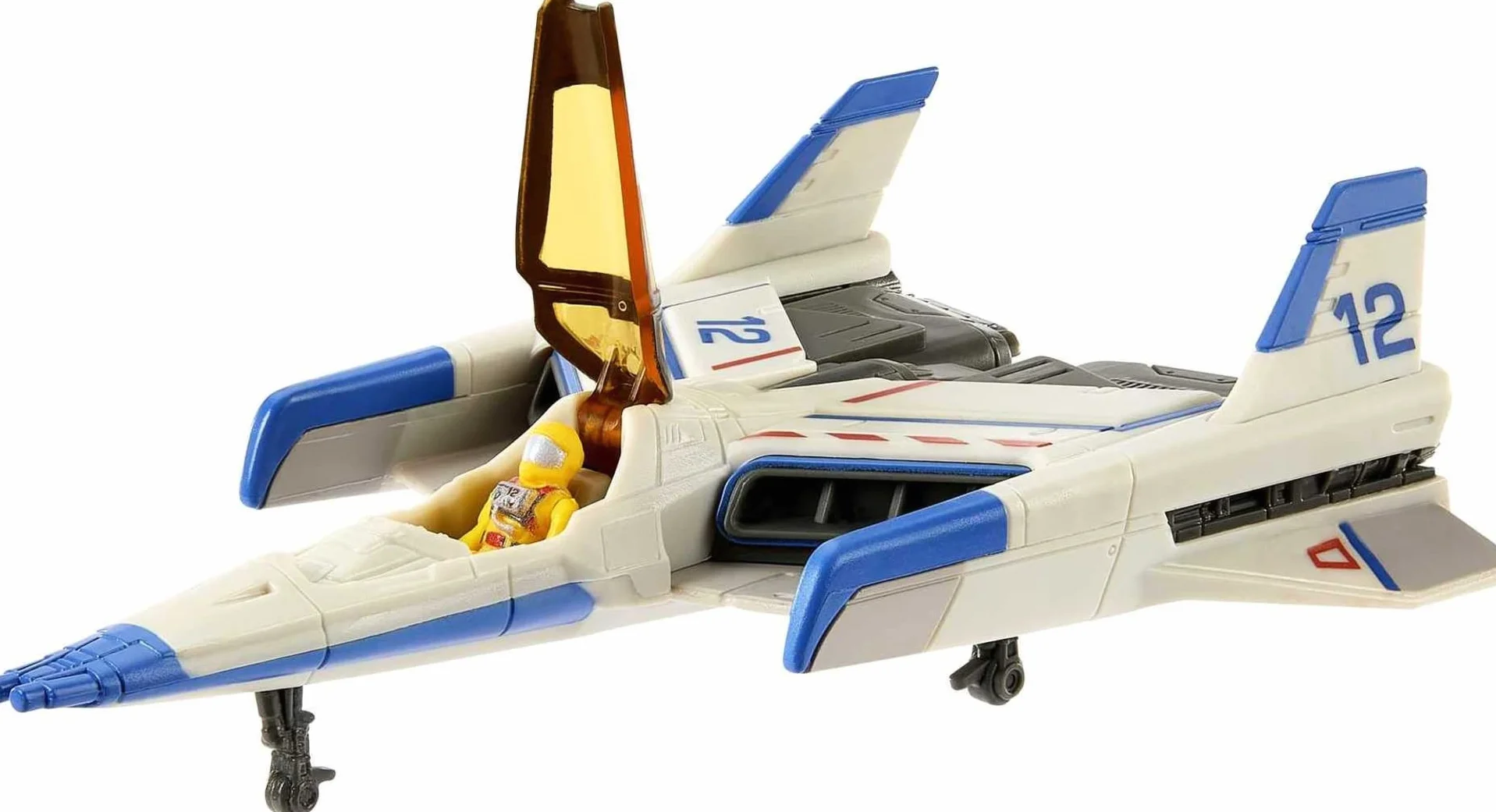 Mattel Disney and Pixar Lightyear Hyperspeed Series, Buzz Lightyear Mini Figura de acción y Nave Espacial XL-12, Nave Espacial de 6.2 Pulgadas