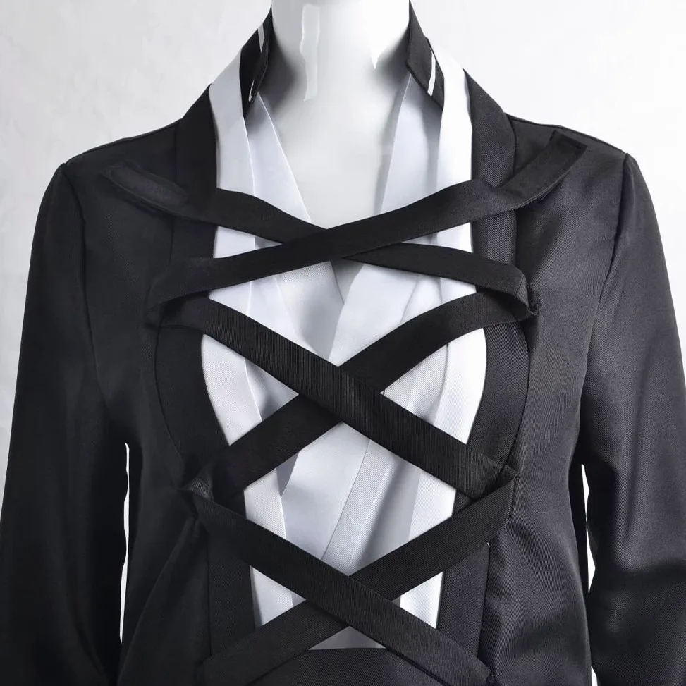 Kurosaki Ichigo Cosplay Disfraz Anime Kimono Disfraz Ichigo Kurosaki Samurai Disfraz para Halloween Carnaval Fiesta
