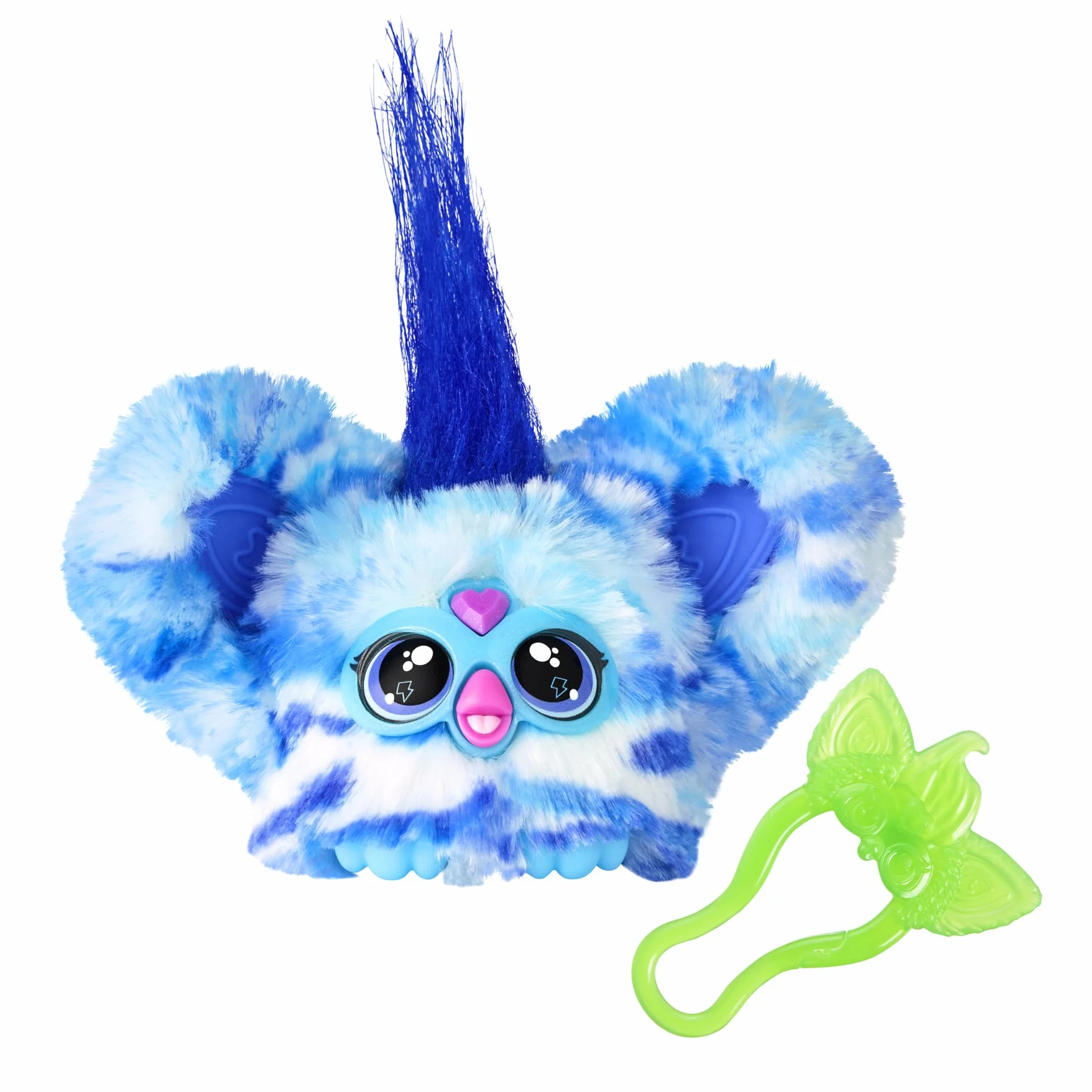 Furby Furblets, Miniamigo Ooh-Koo, Más de 45 Sonidos, Música Rock y Frases en Furbish, Peluche electrónico para niños y niñas a Partir de 6 años, Azul y Blanco